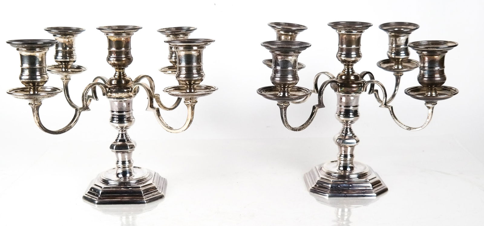 Pair Tiffany & Co. Sterling Silver Candelabra (1 of 8)