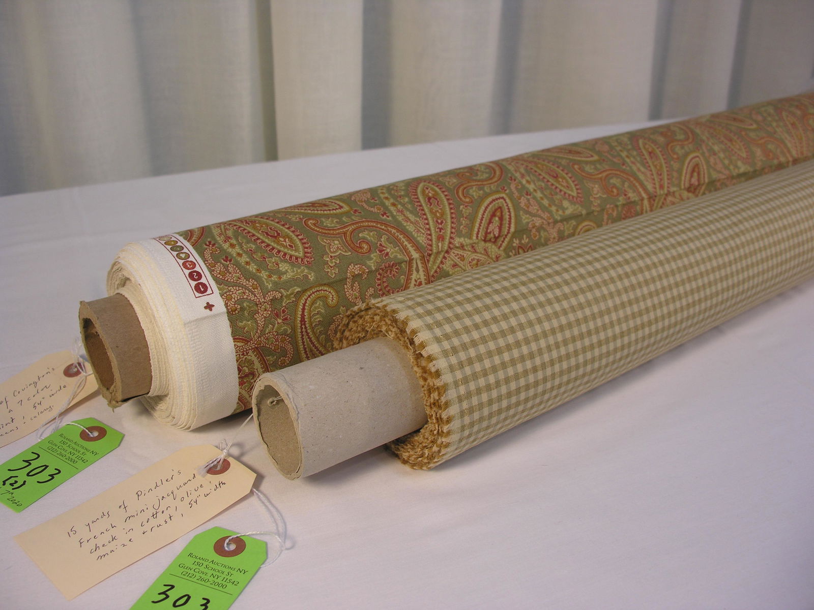 Pindler Cotton Check and Companion Print (1 of 4)