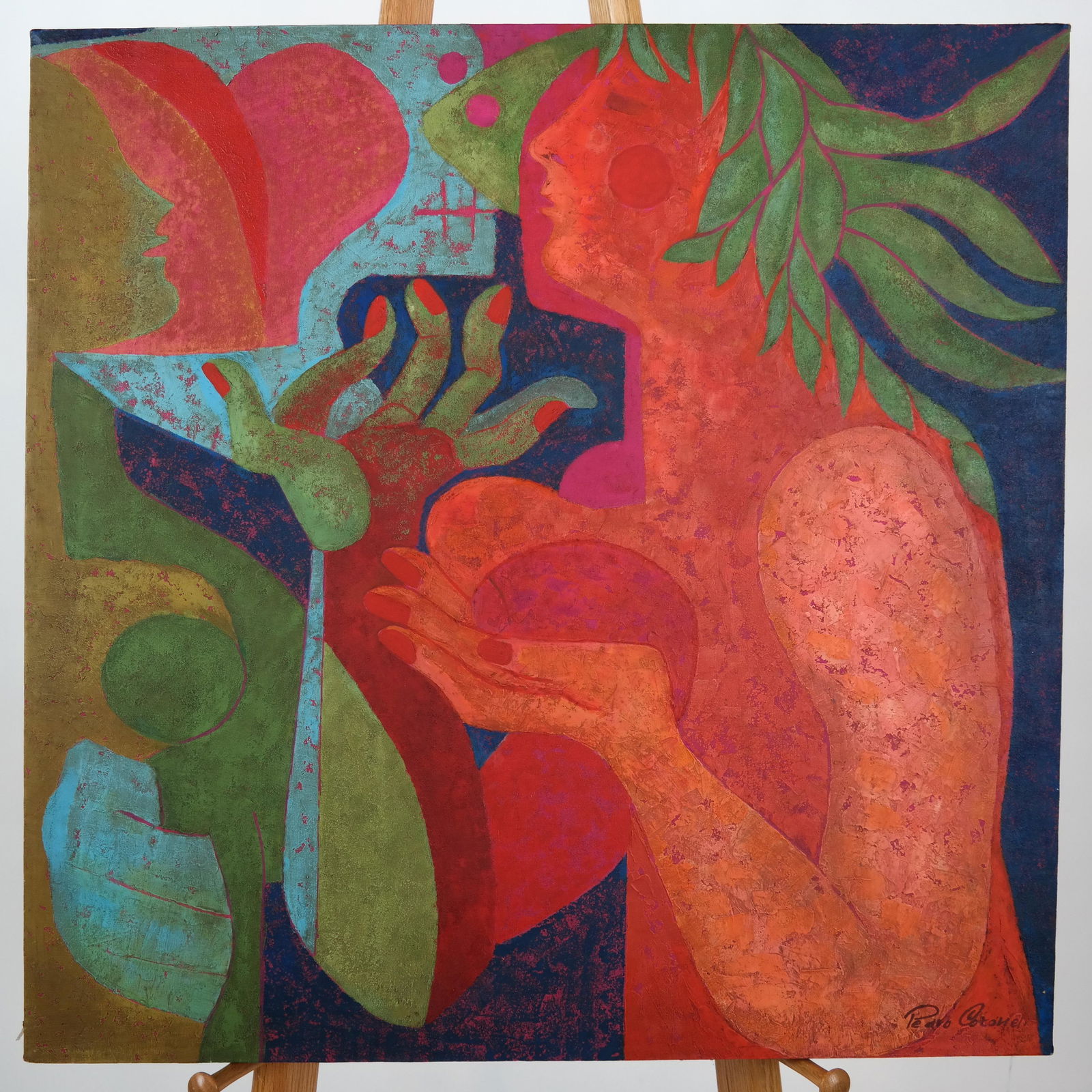 Pedro CORONEL: Portrait - Oil on Canvas (1 of 5)