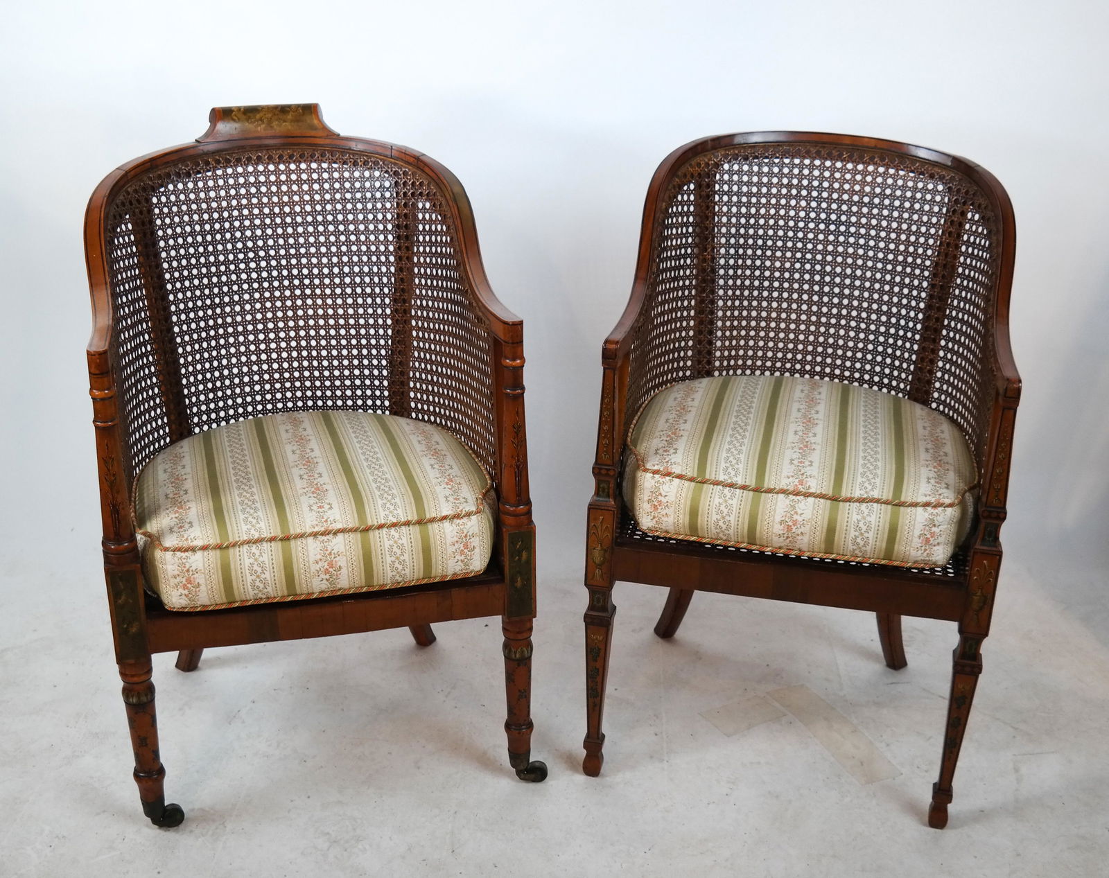 2 Matched Adams-Style Tub Chairs (1 of 6)