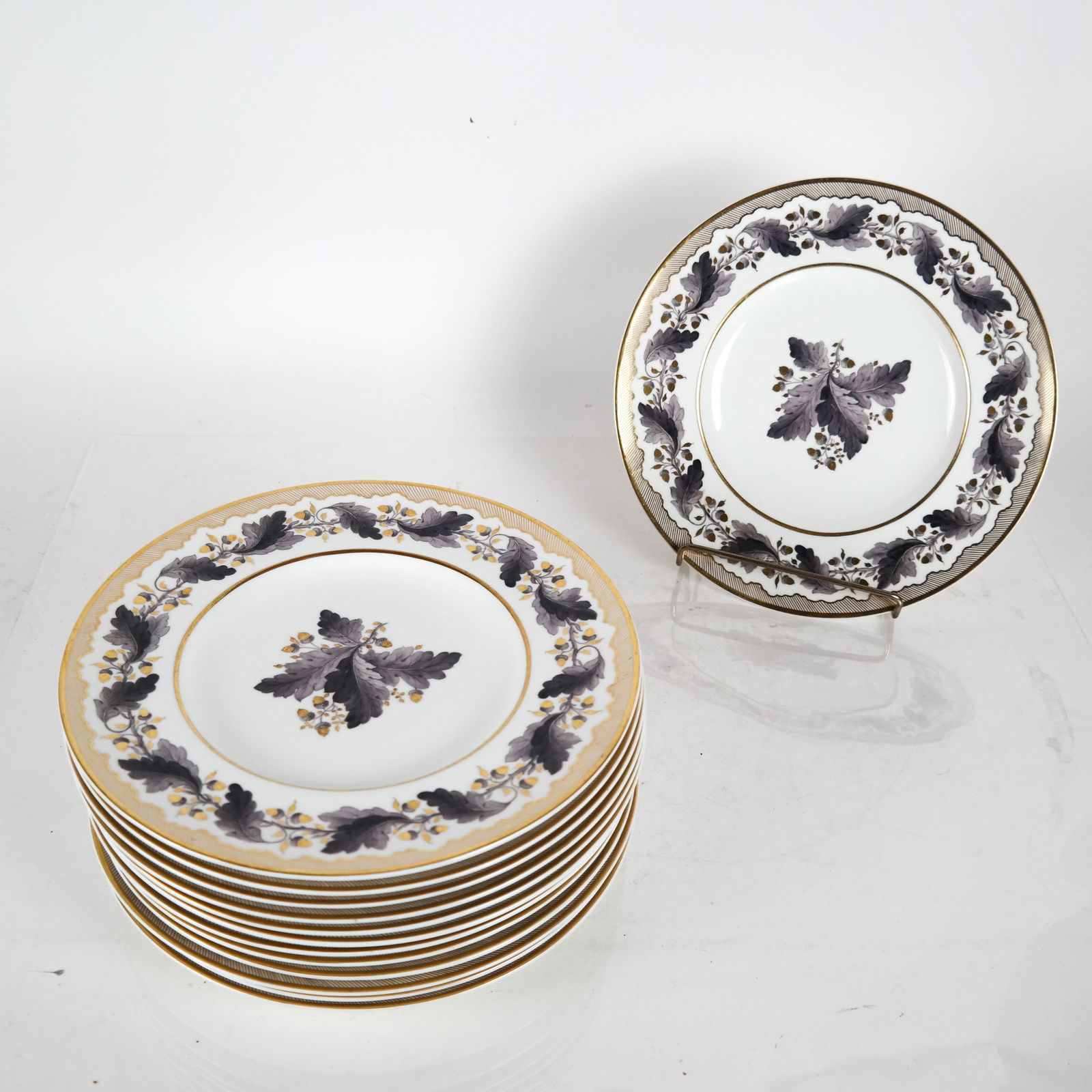 Twelve Royal Crown Derby Plates (1 of 4)