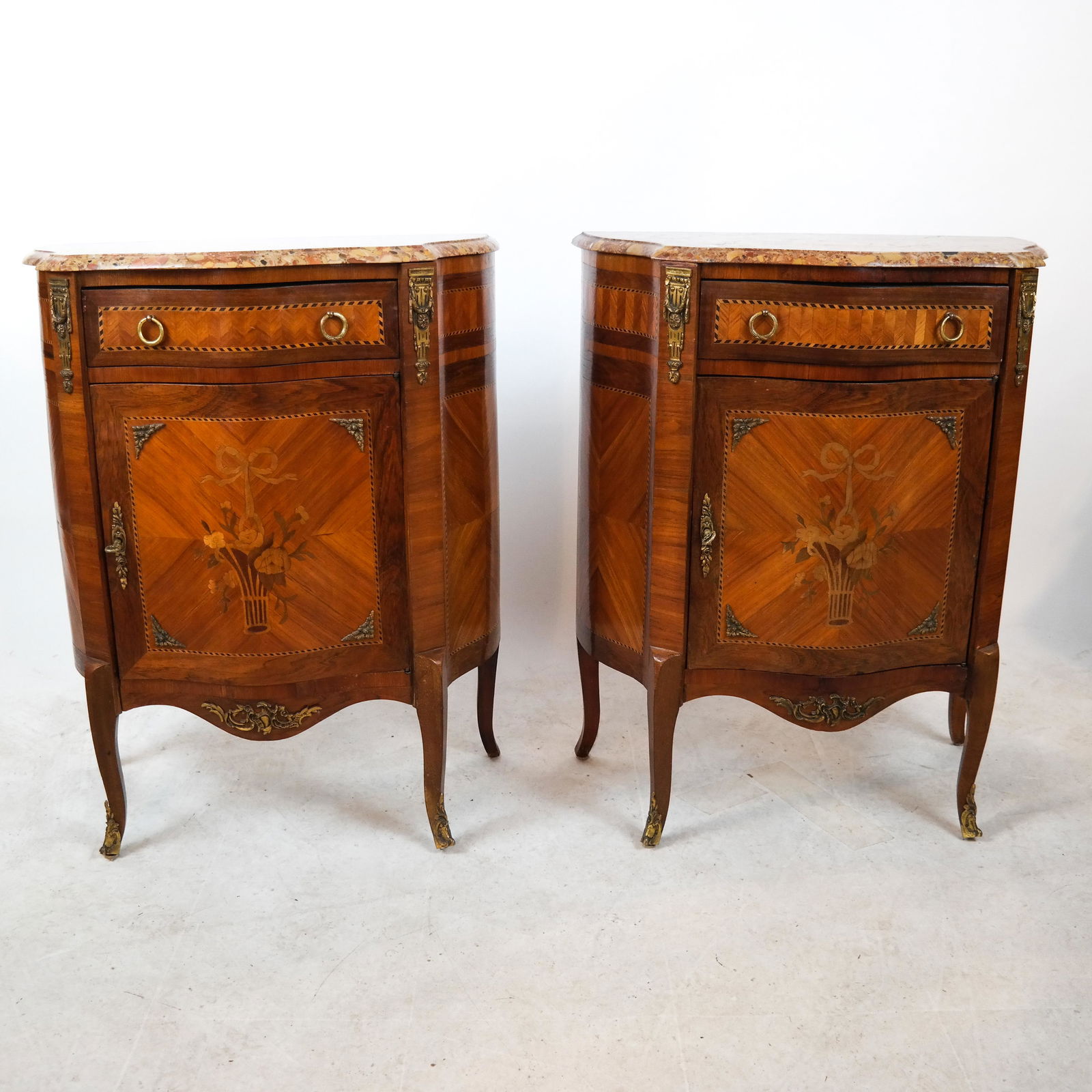 Pair French Satinwood Commodes (1 of 6)