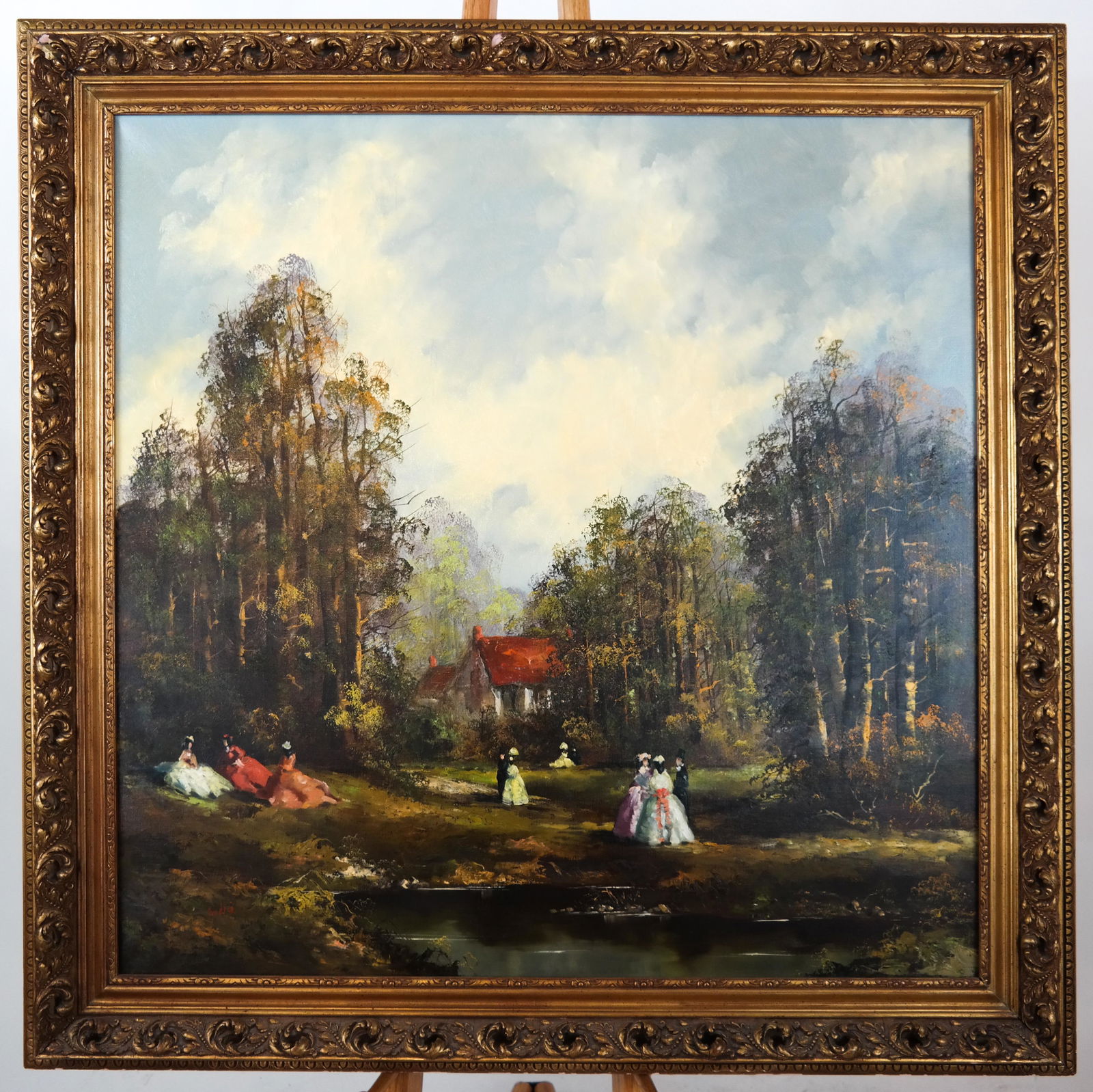 ANDRE, Impressionist: Figures - Oil on Canvas (1 of 5)