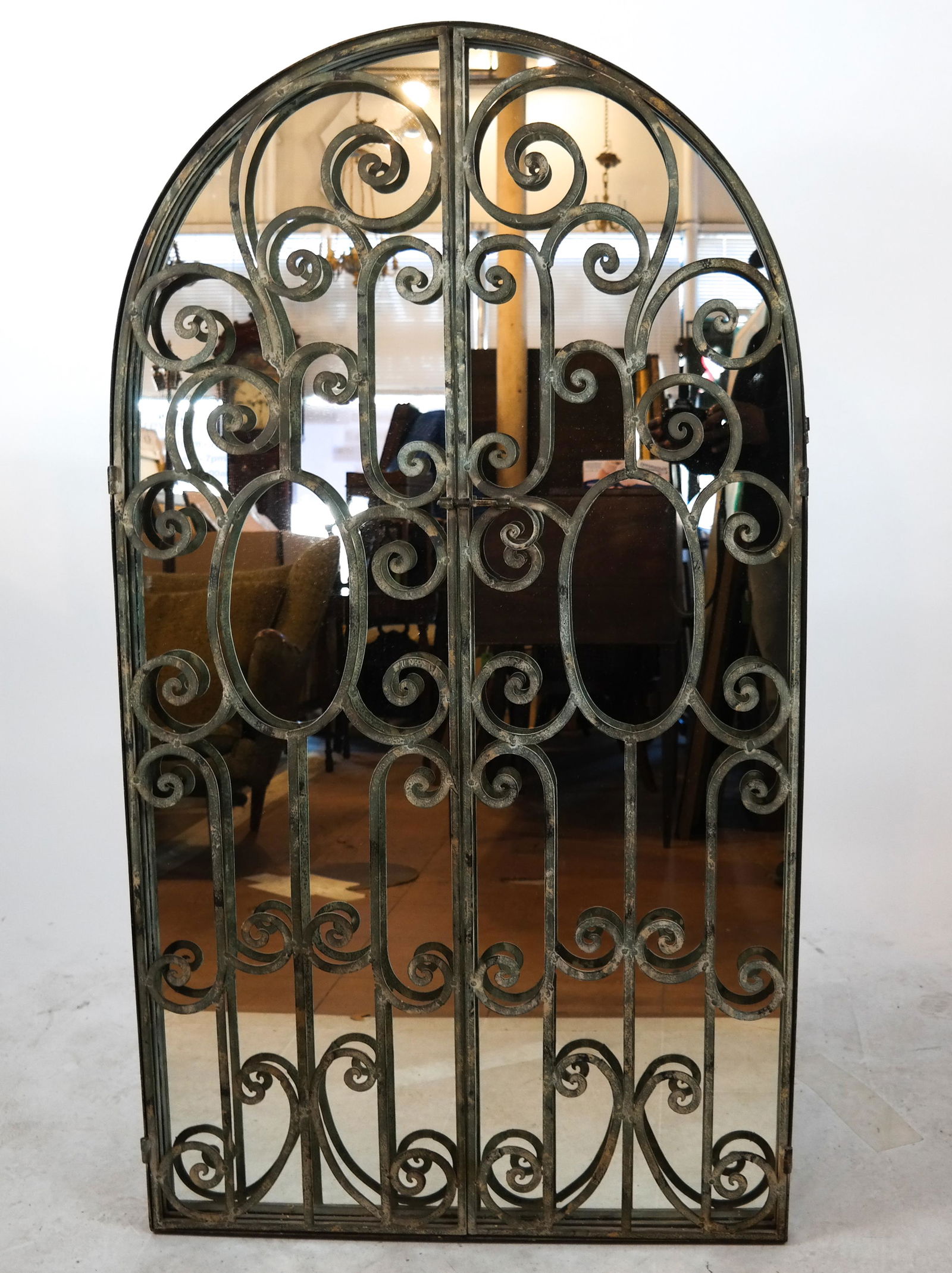 Iron Grotto Mirrored Gate (1 of 3)