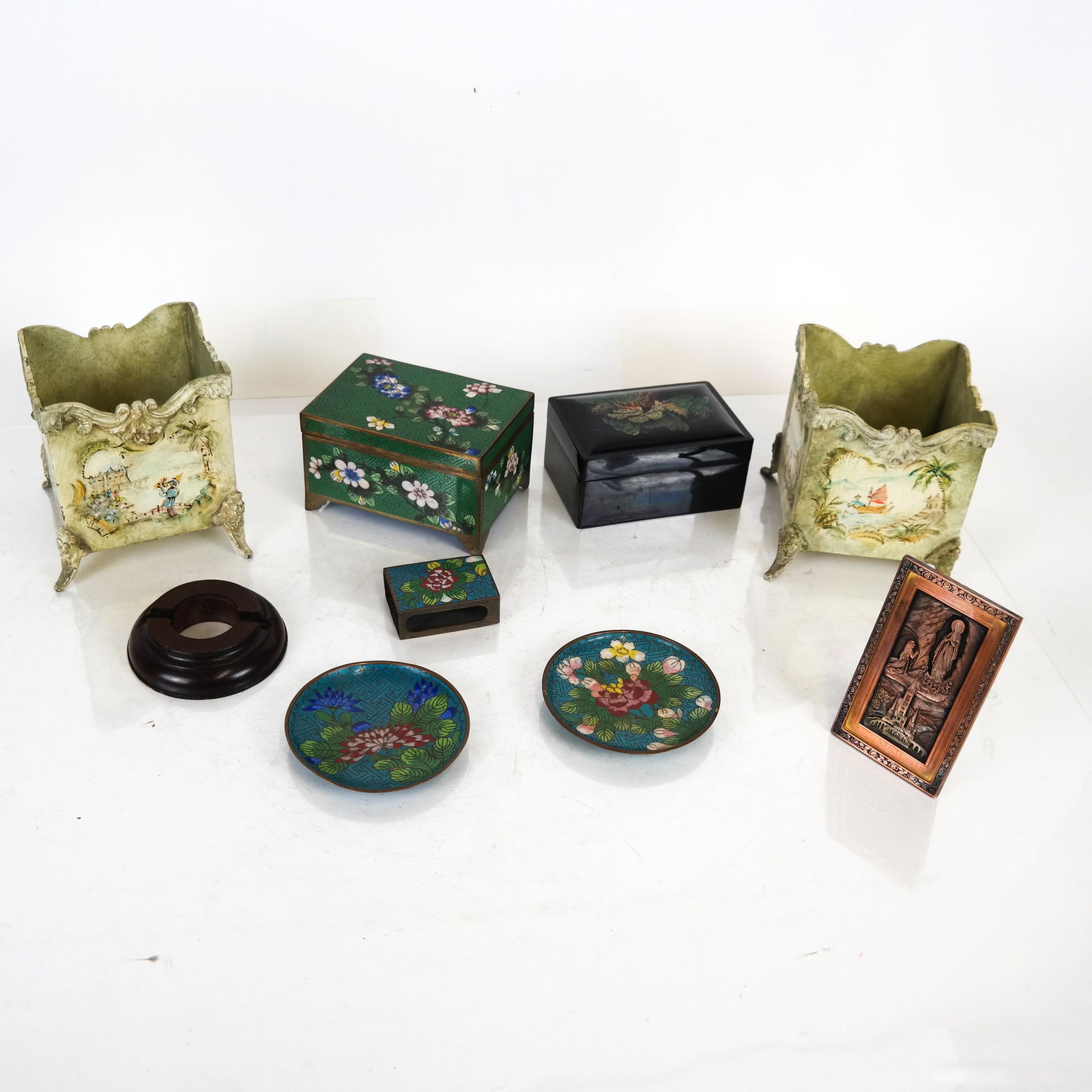 Lot of Assorted Boxes, Planters, More (1 of 8)