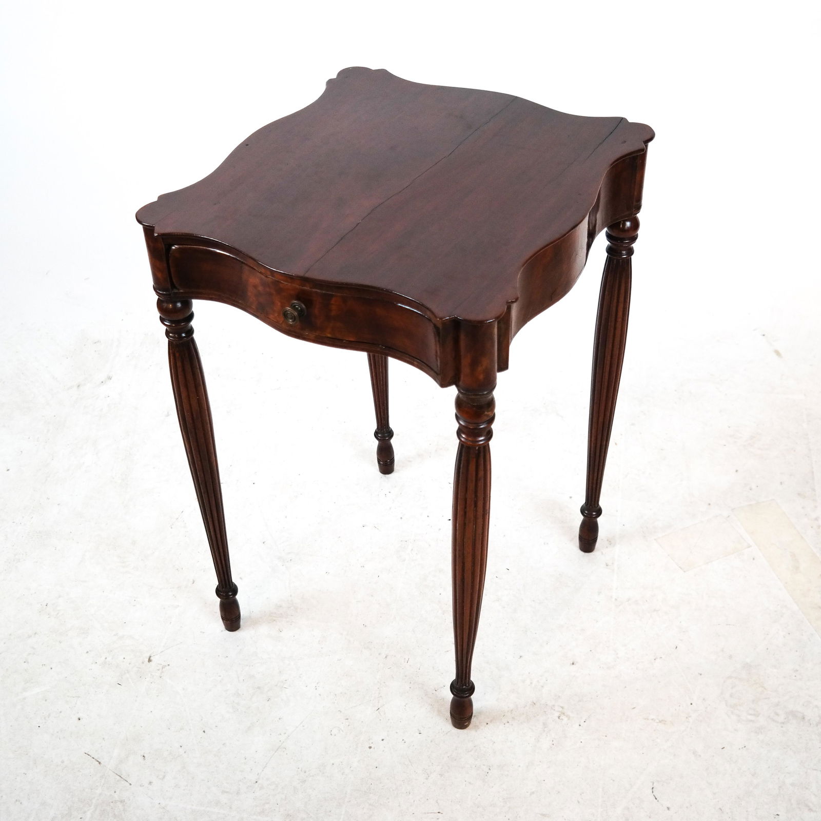 English Regency Mahogany Work Table (1 of 6)
