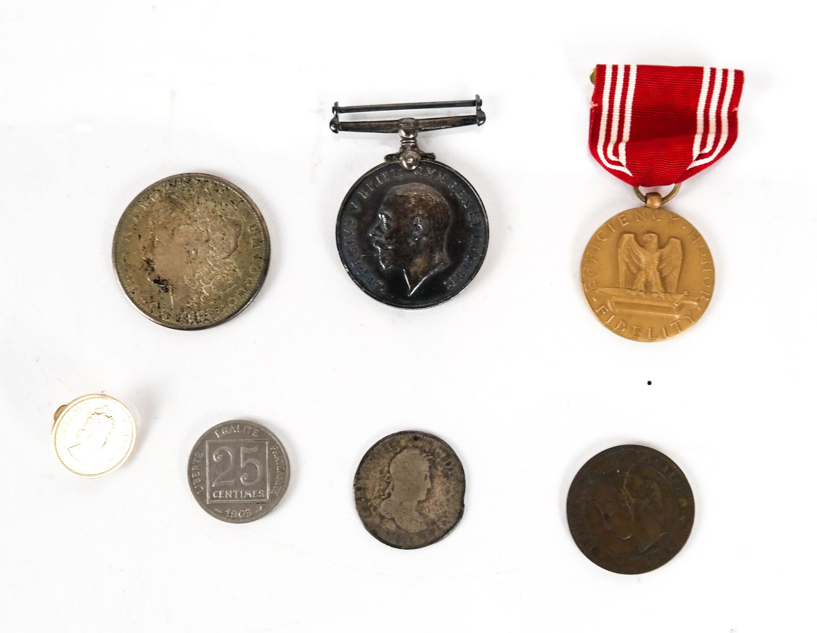 Coins, Medals- U.S., European; Silver & Others (1 of 5)