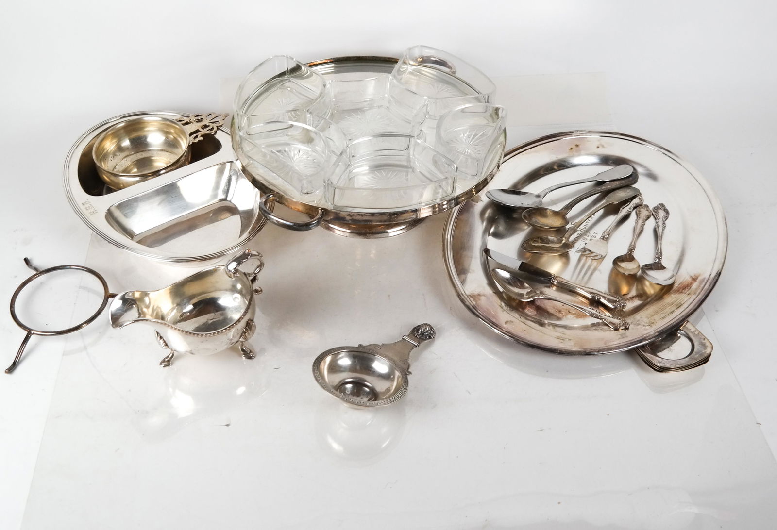 Group of Approx. 20 Silver Plate Items (1 of 6)