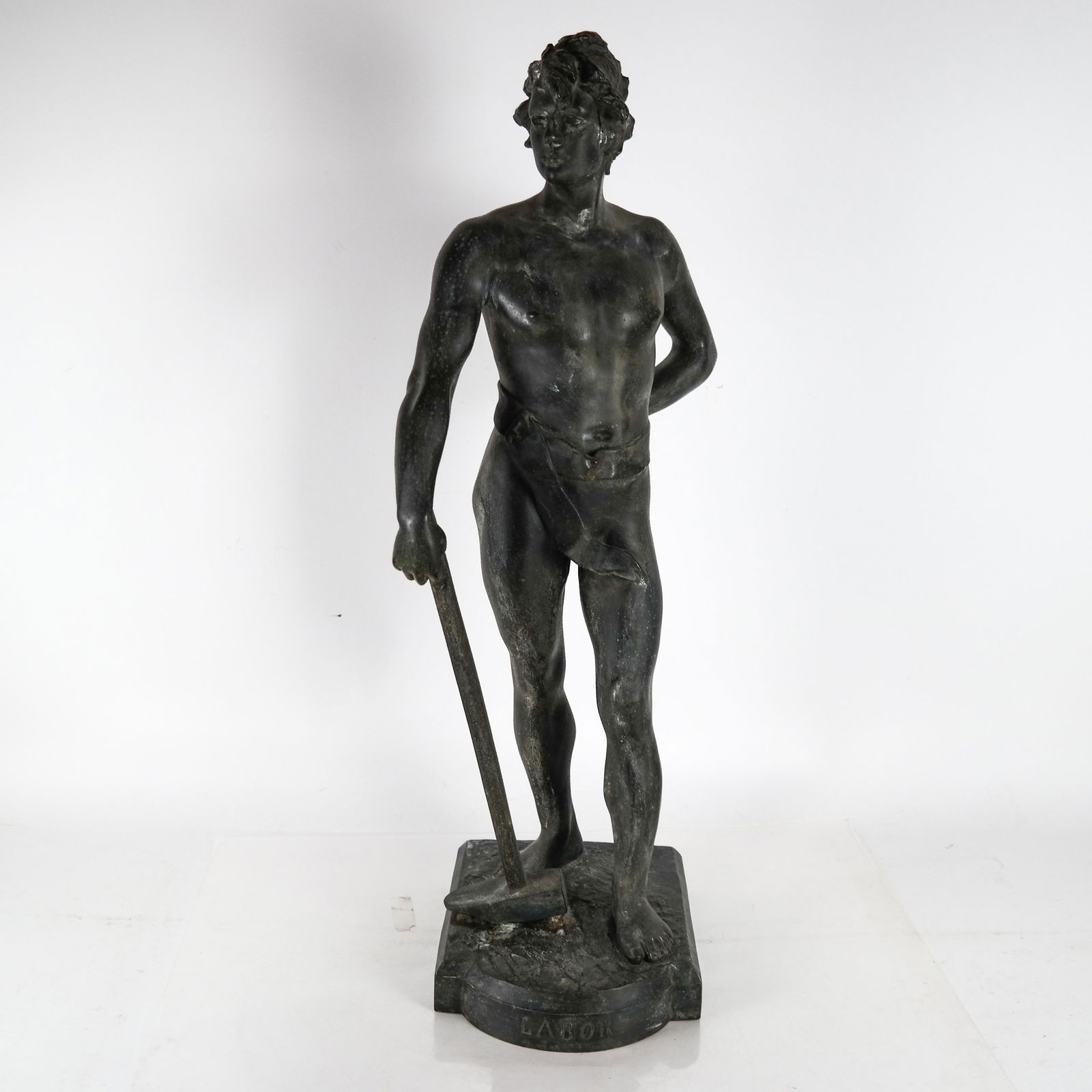 Antoine NELSON: "Le Labeur" - Sculpture (1 of 9)