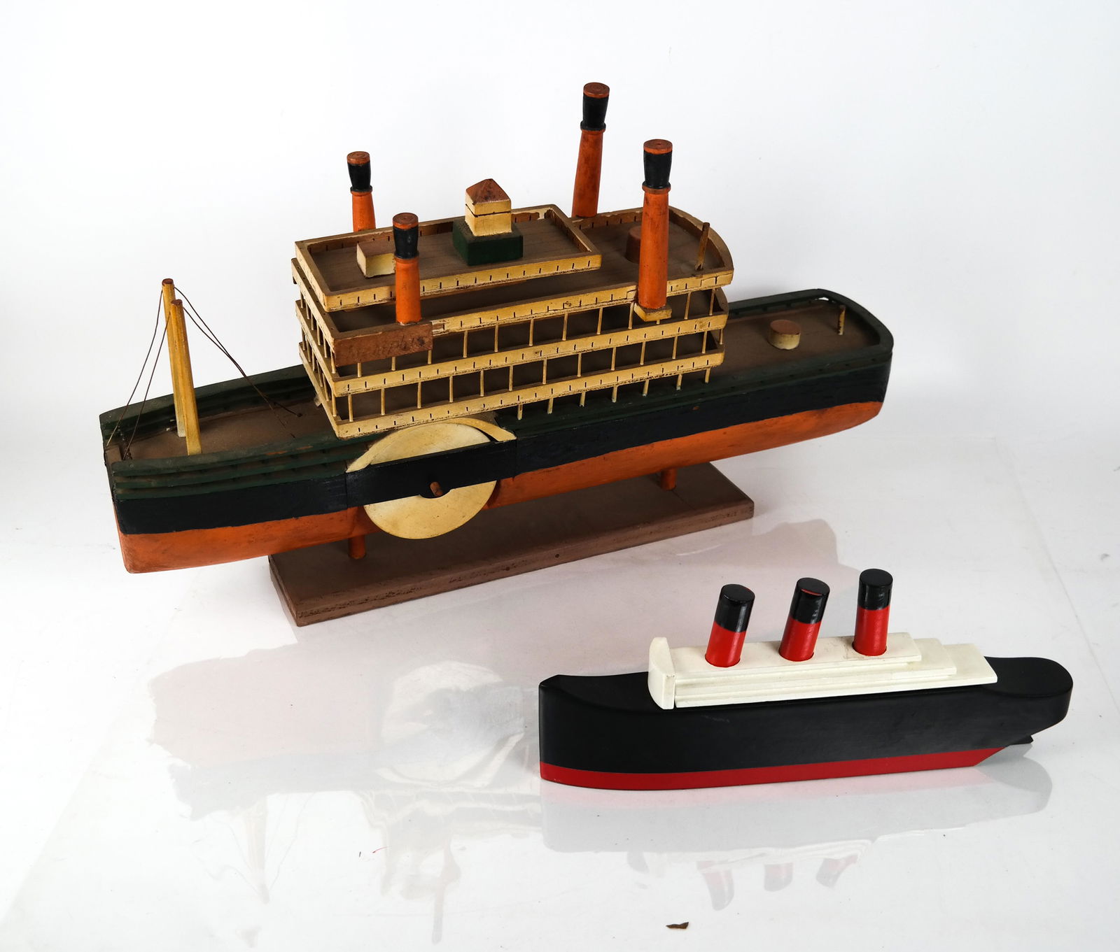 Two Wooden Model Boats (1 of 9)