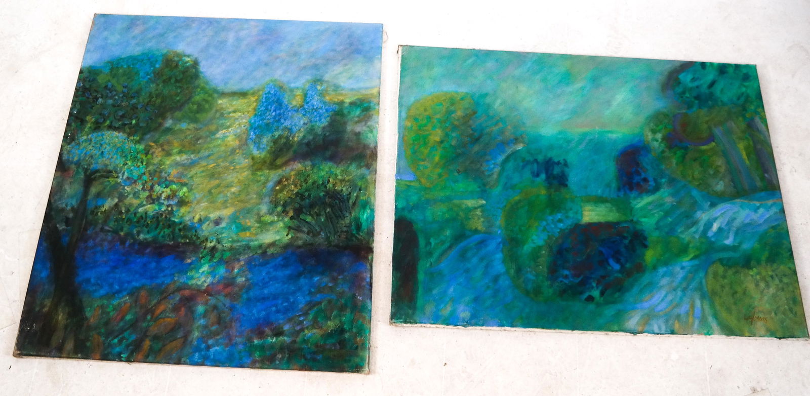 William LYBERIS: Two Oils on Canvas (1 of 9)