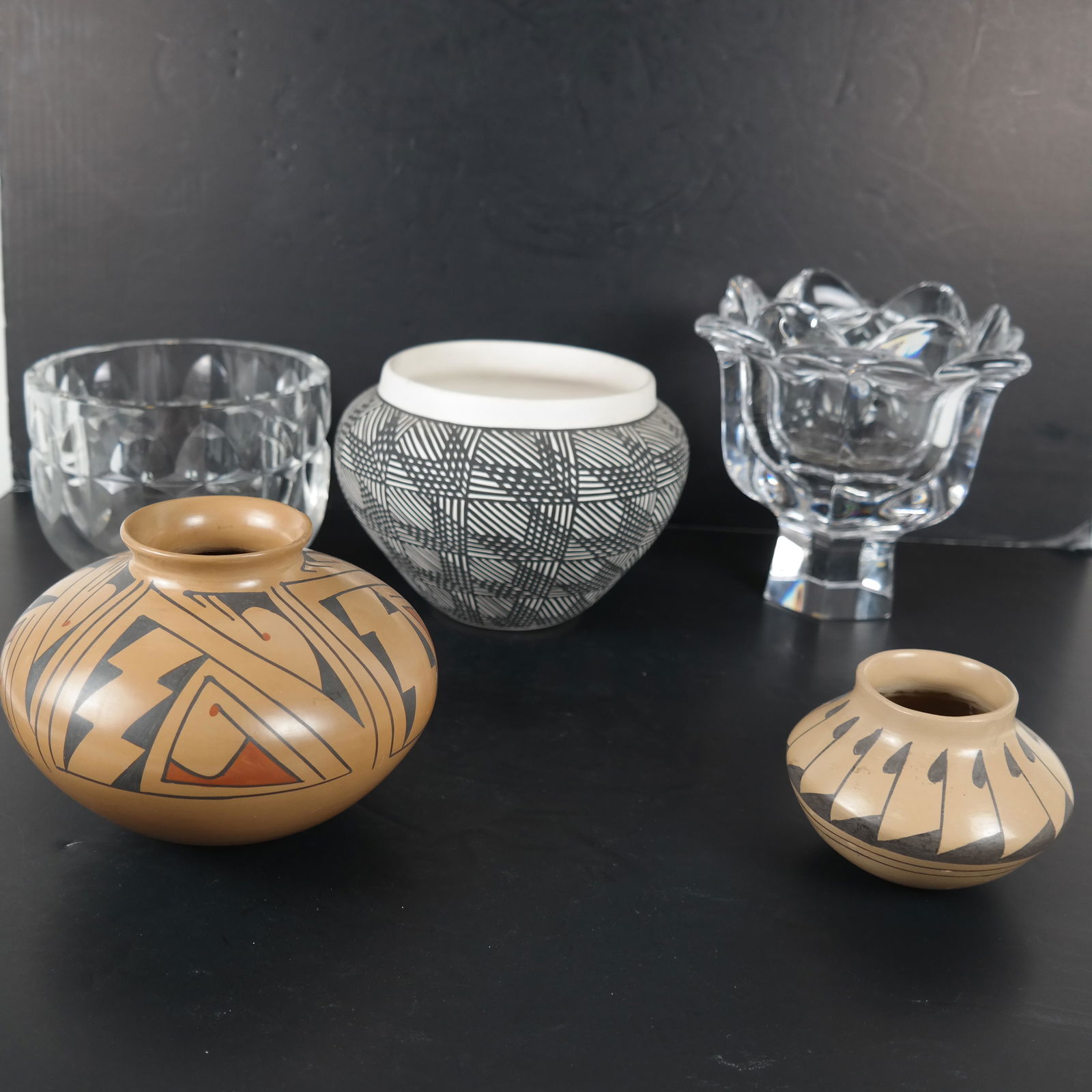 Five Vessels: Orrefors, Kosta Boda, Acoma (1 of 14)