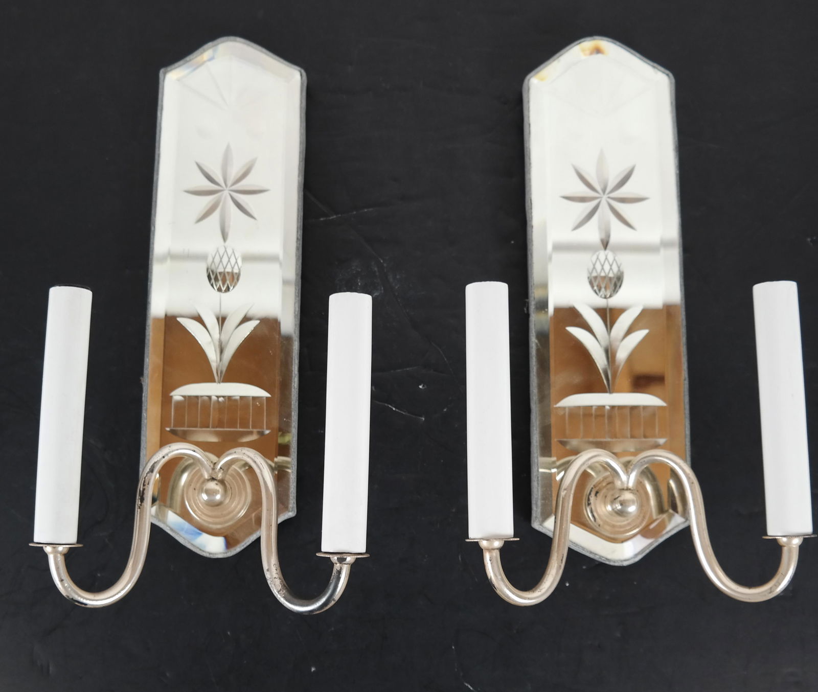 Pair of Venetian-Style Mirror Sconces (1 of 5)