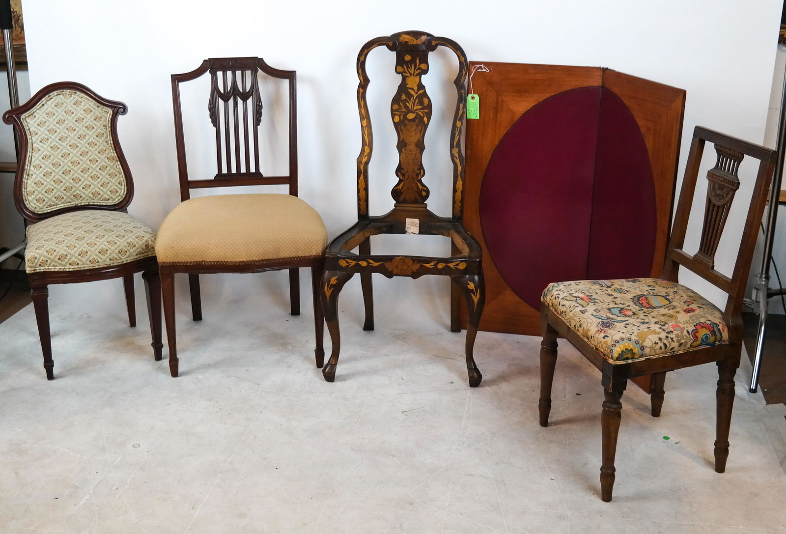 Four Side Chairs & Games Table Top (1 of 6)