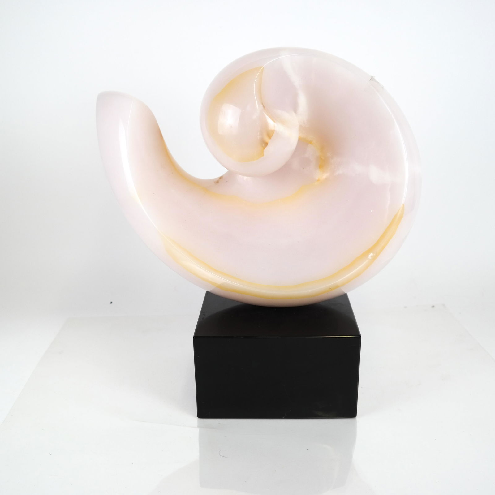 Michael BARKIN: Abstract Pink Onyx Sculpture (1 of 6)