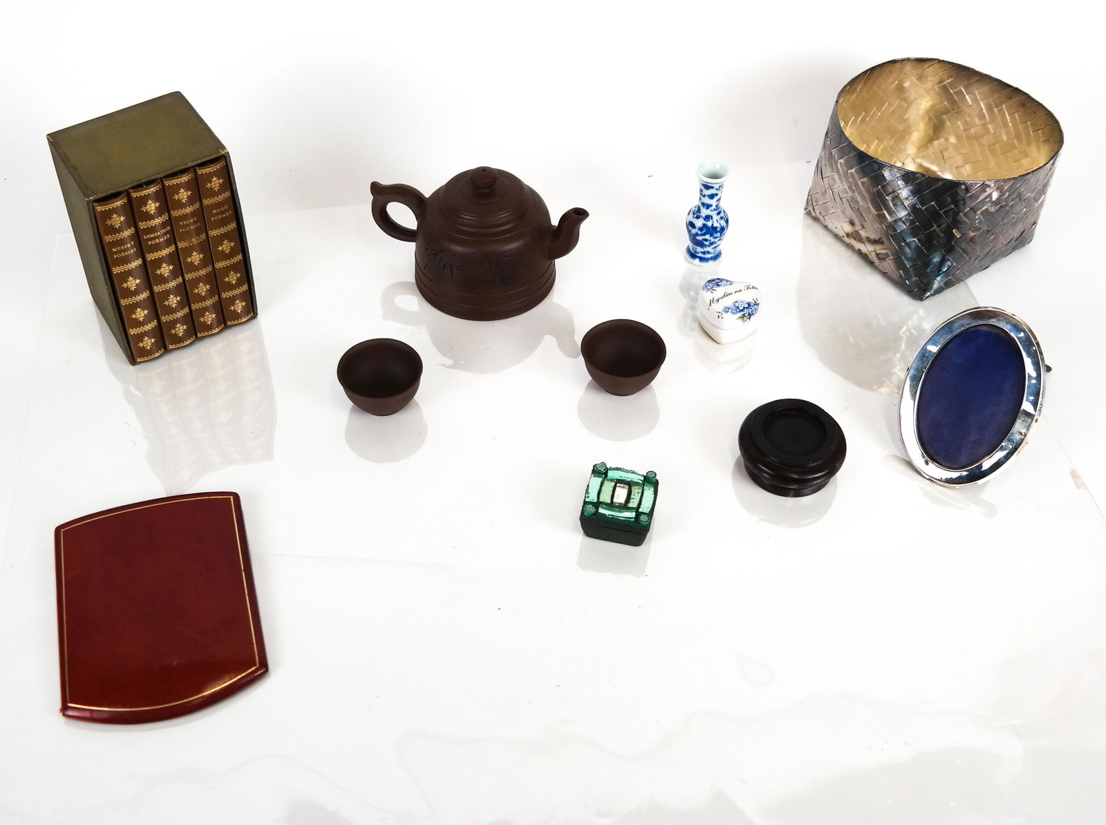 Assorted Lot of Porcelain; Miniature Books, Ceramic, (1 of 13)