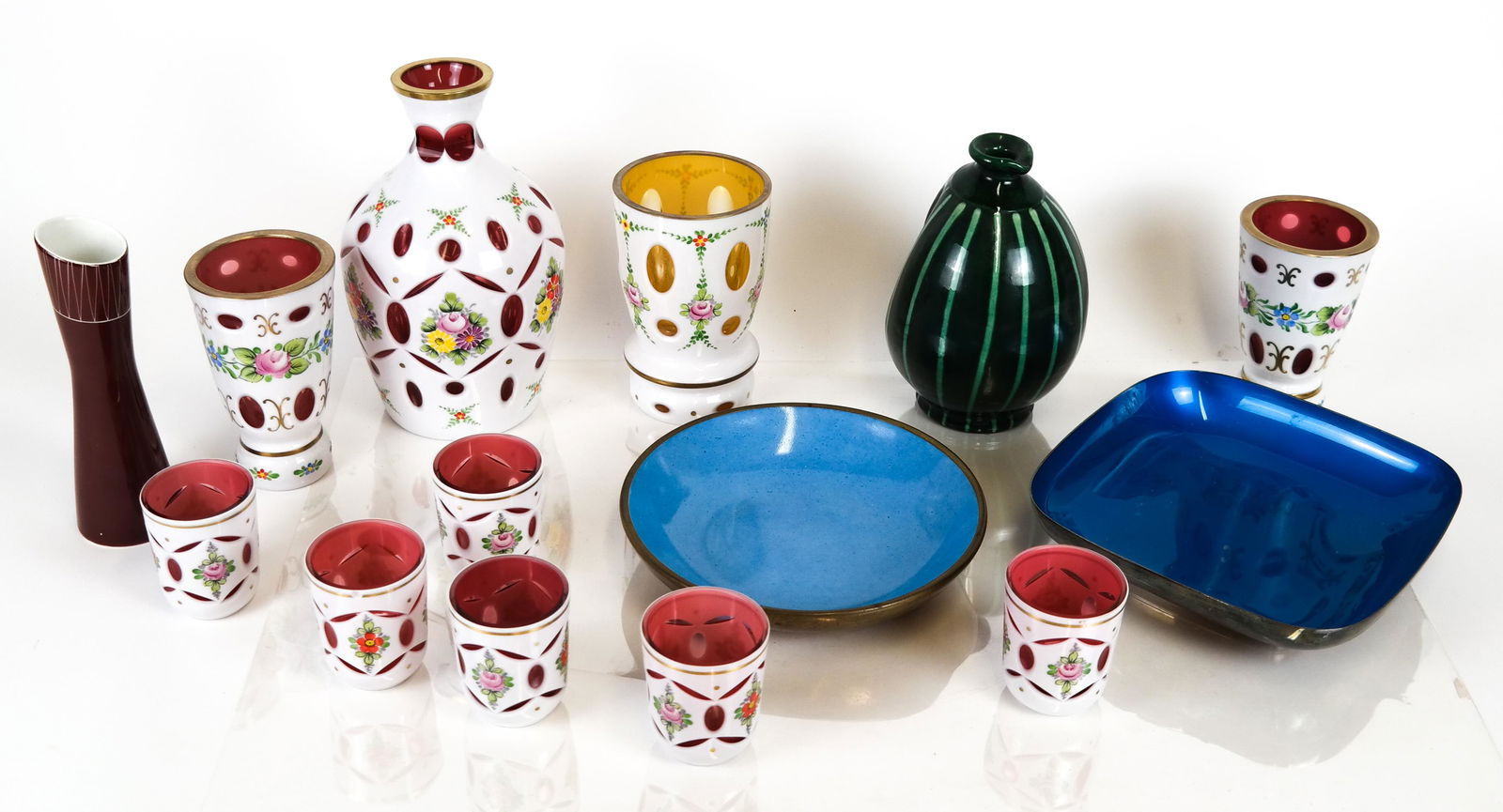 Lot of Bohemian Glass, Other Items (1 of 11)