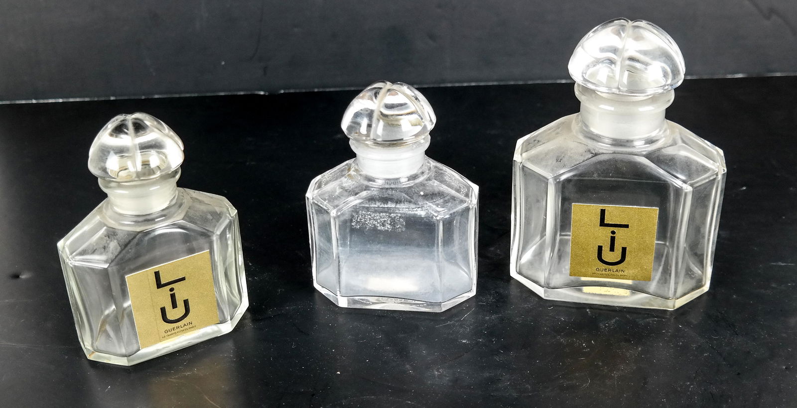 3 Guerlain "LIU" Empty Perfume Bottles (1 of 5)