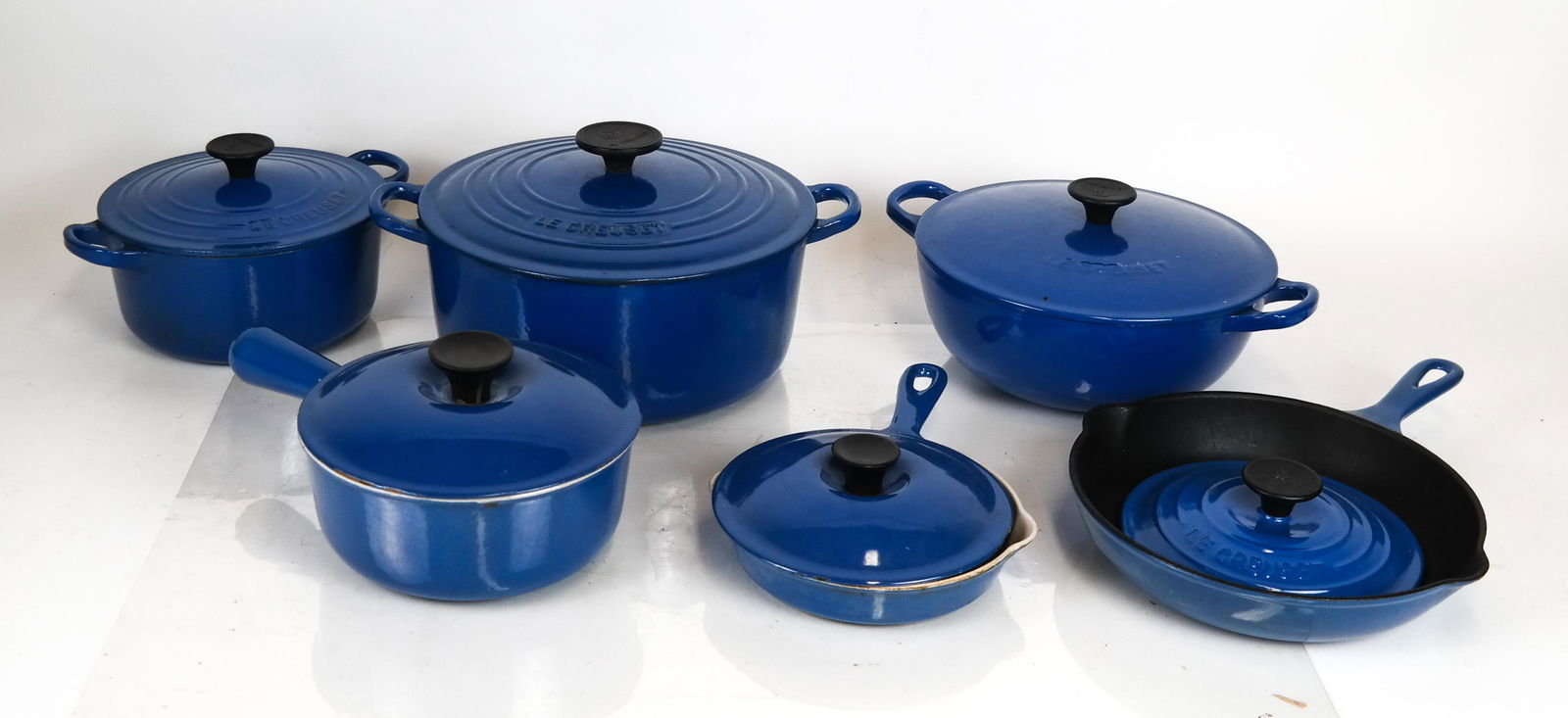 6 Blue Le Creuset, France Cooking Pots (1 of 7)