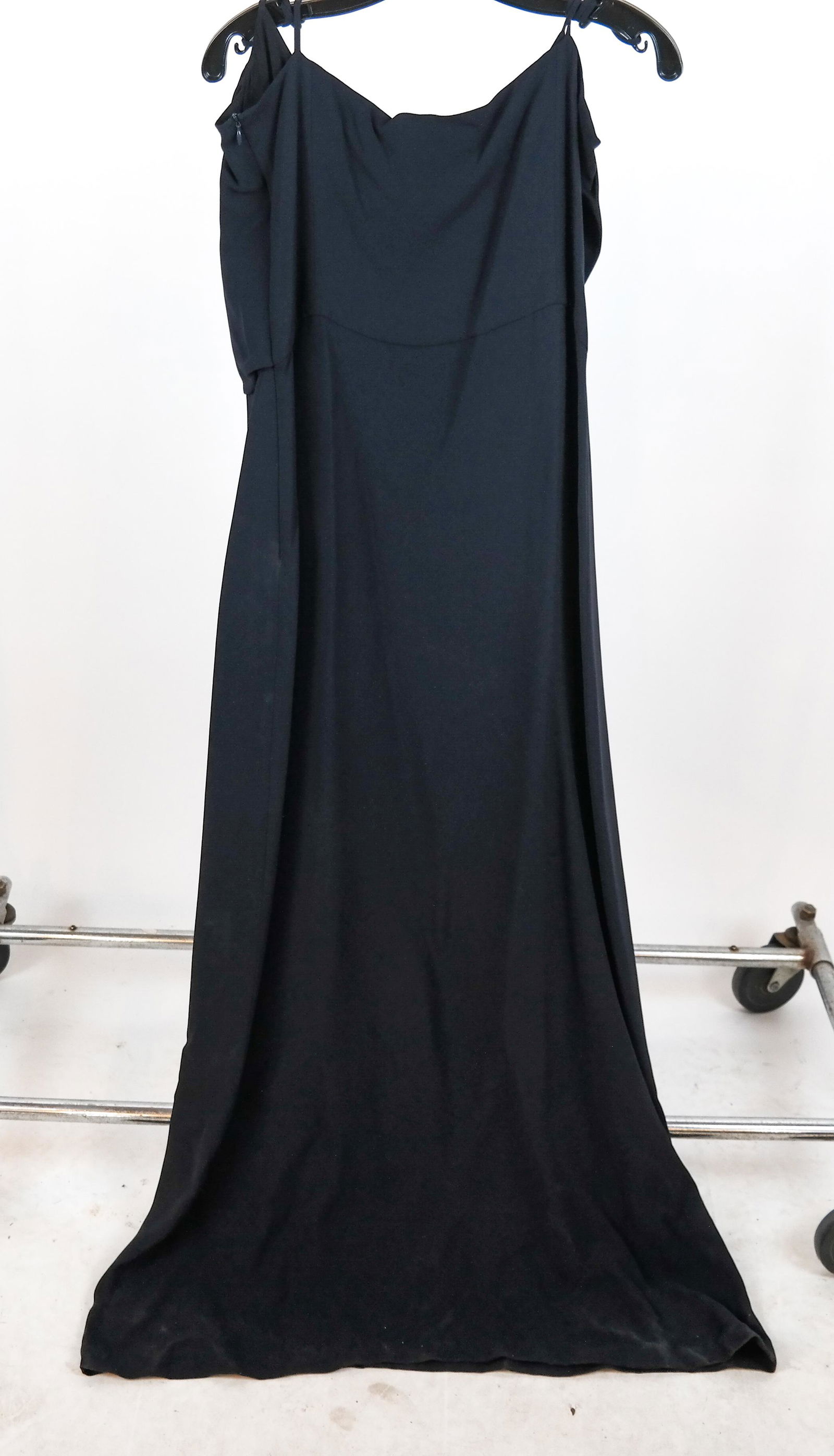 BALENCIAGA "Le Dix" Black Silk Dress (1 of 5)