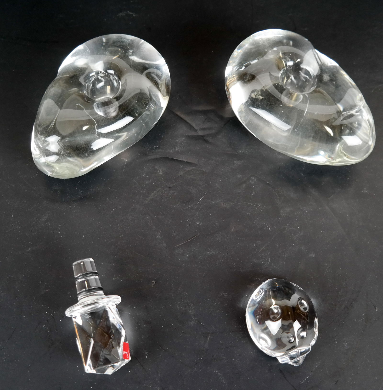 4 Pcs. Baccarat, Steuben, Elsa Peretti Crystal (1 of 9)