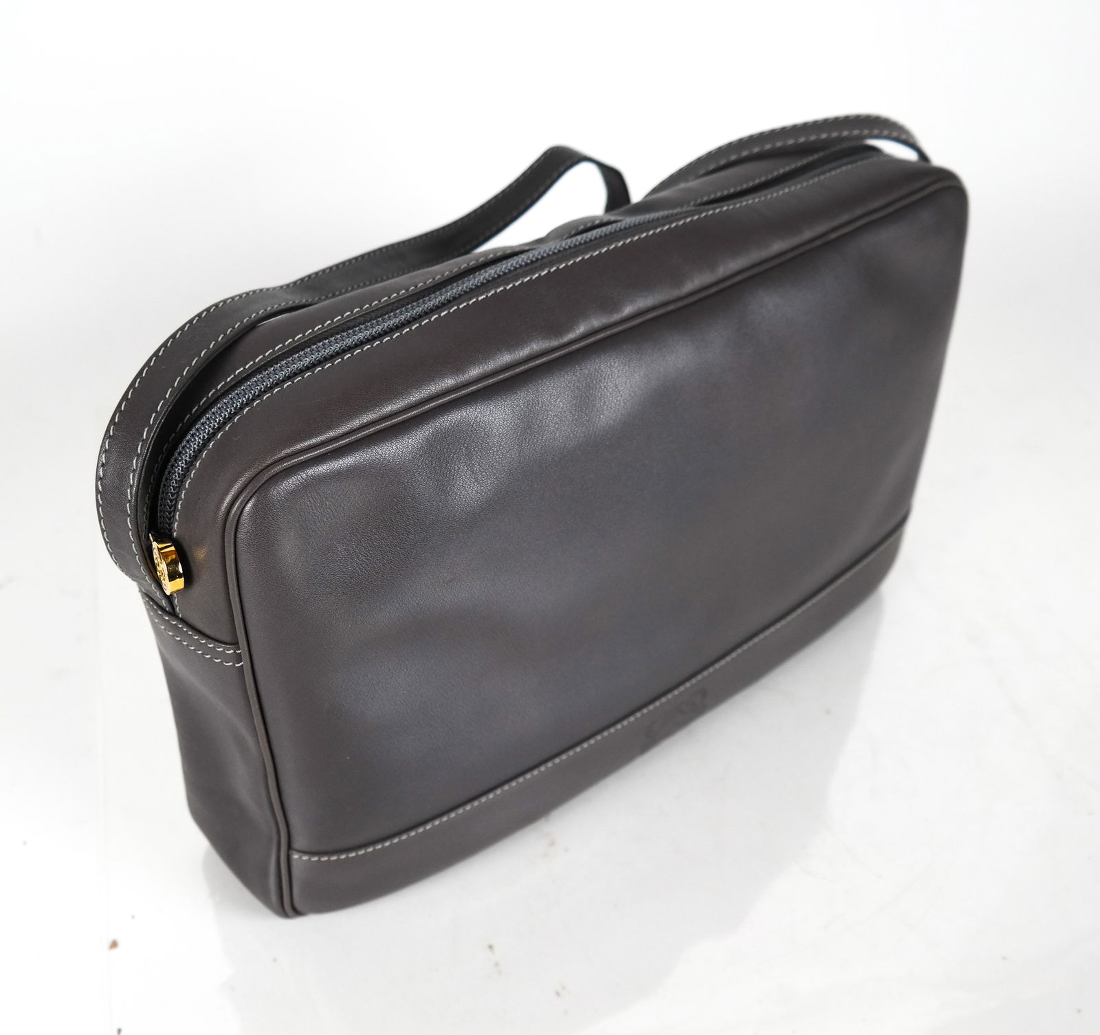 LOEWE Taupe Leather Shoulder Bag (1 of 7)