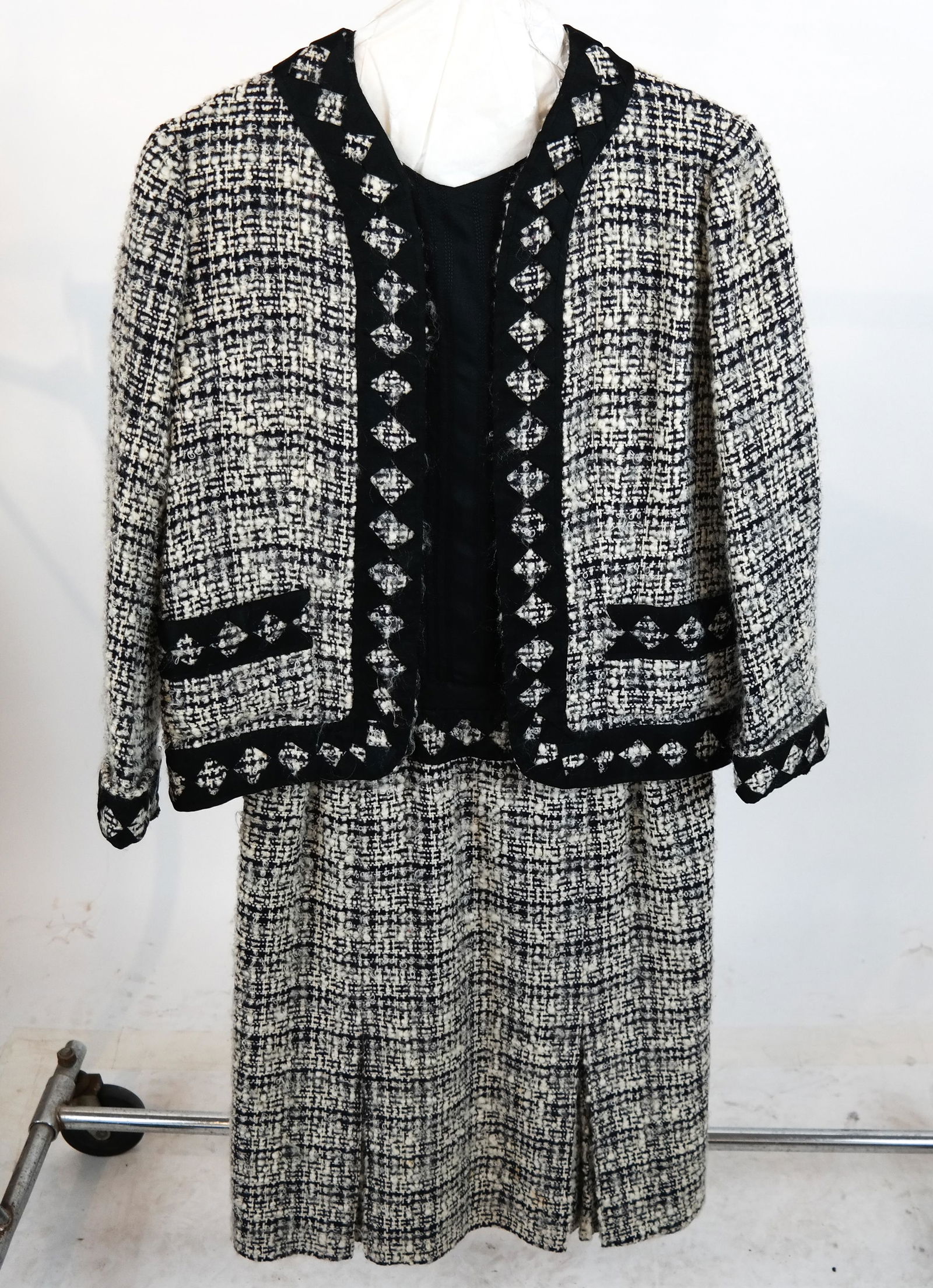 Wool & Silk Couture Dress & Jacket (1 of 5)