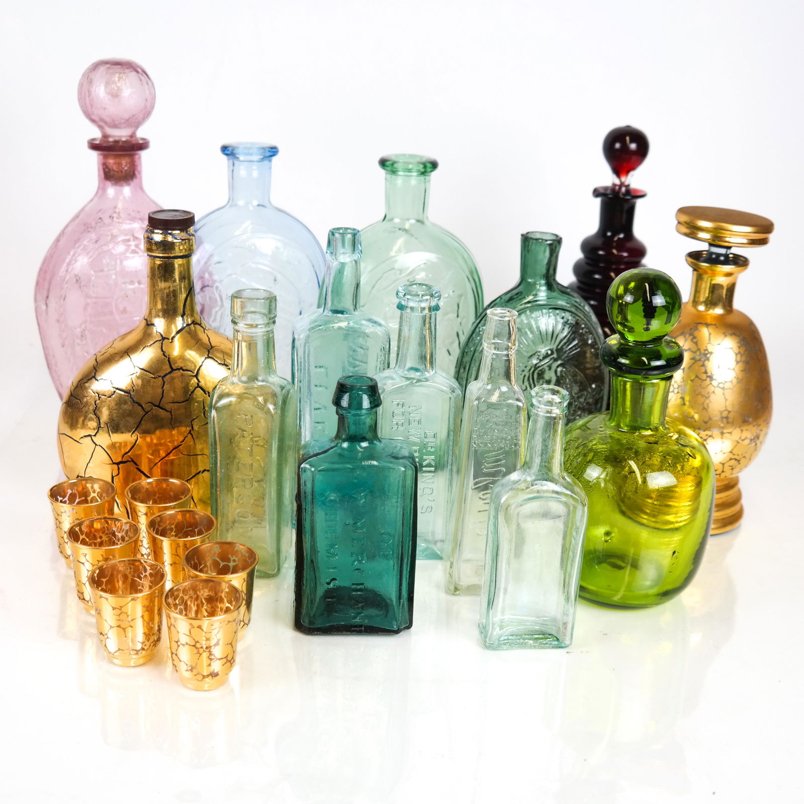 14 Various Glass Decanters, Other (1 of 11)