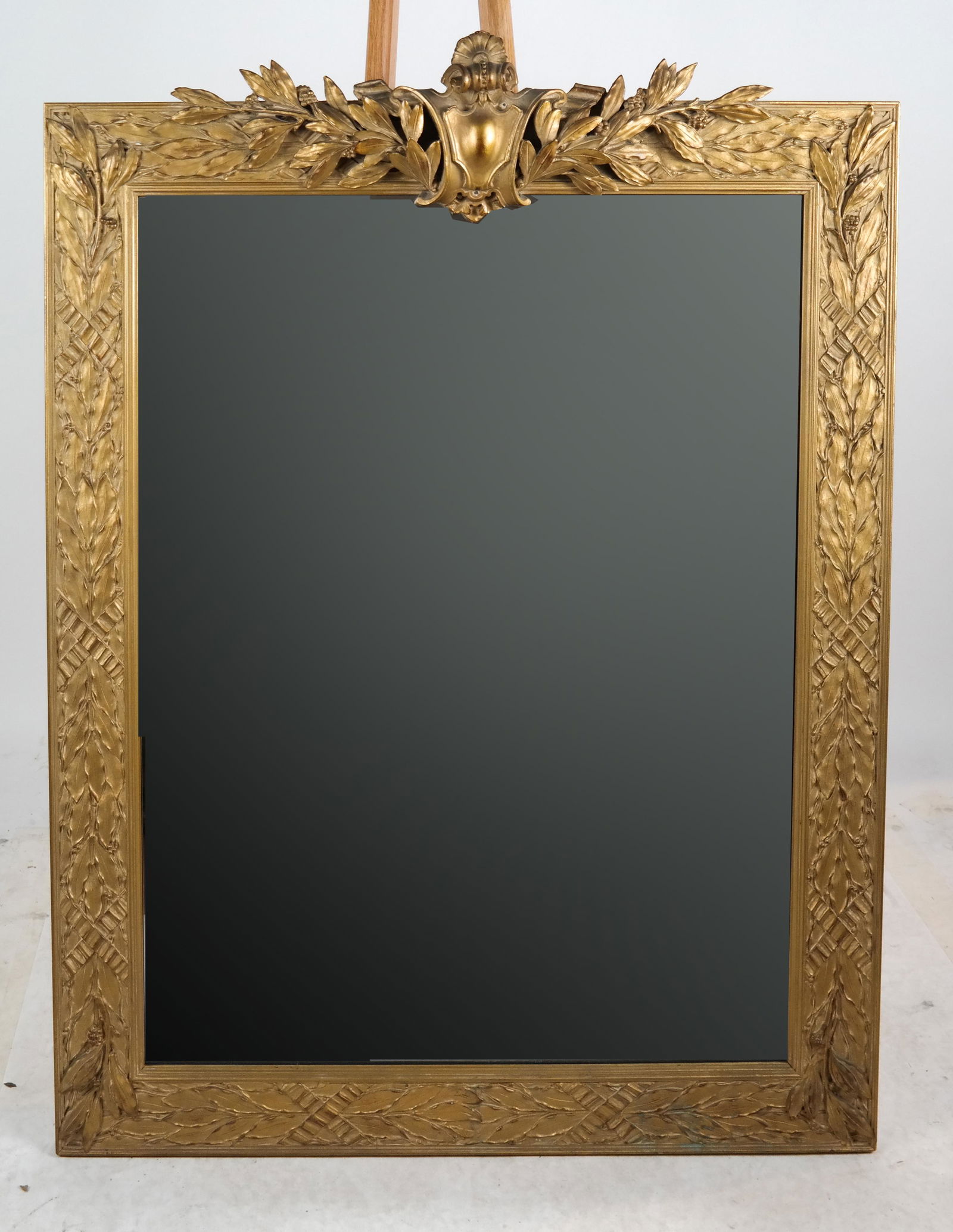Antique Ornate Leaf-Design Mirror (1 of 6)