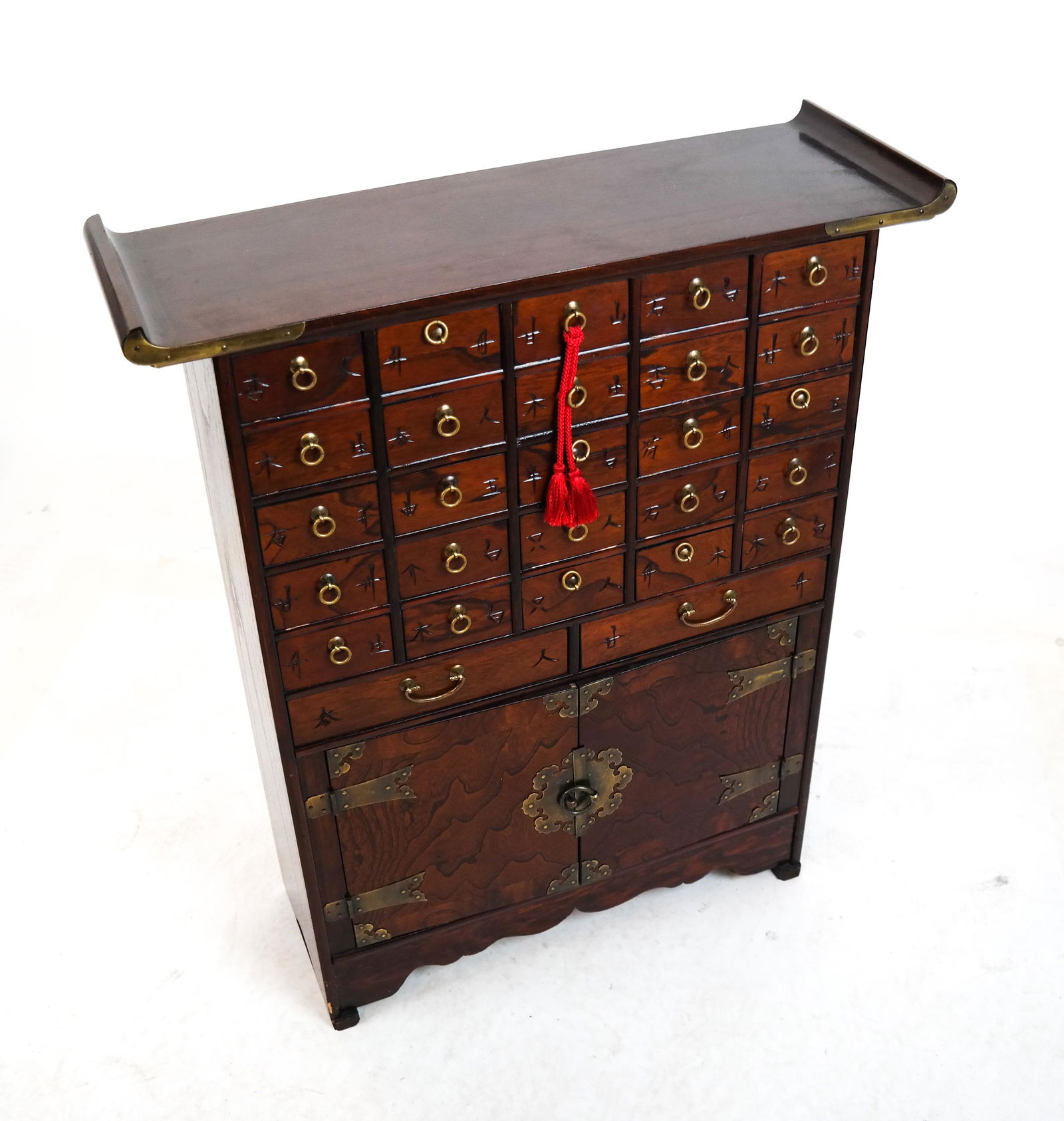 20th C. Chinese Elmwood Spice Cabinet (1 of 5)
