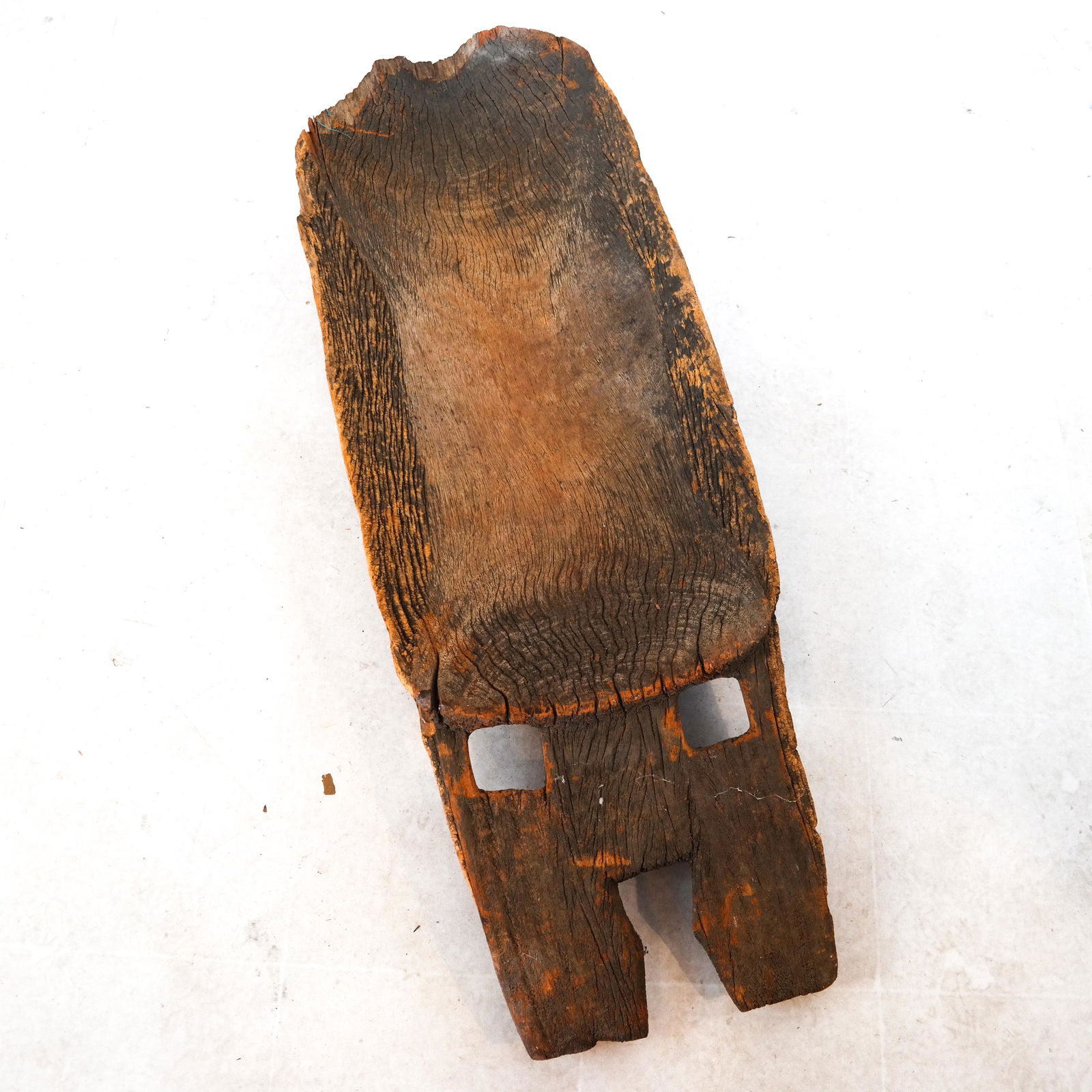 African Primitive Wood Vessel (1 of 7)