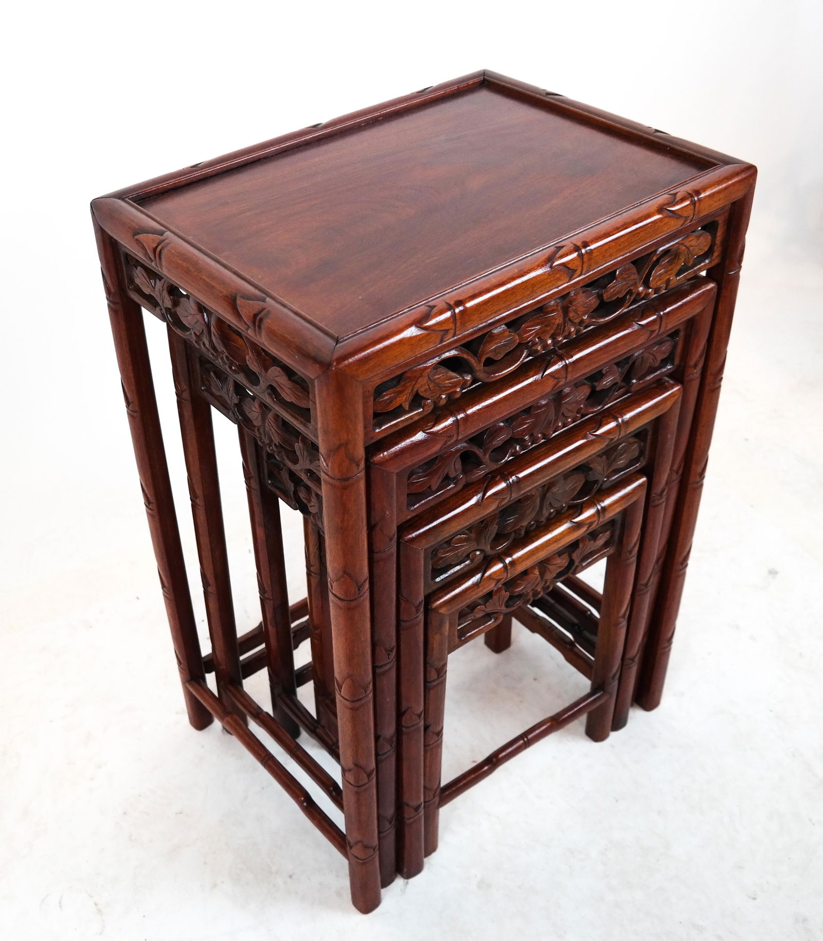 Set of 4 Chinese Nesting Tables (1 of 10)