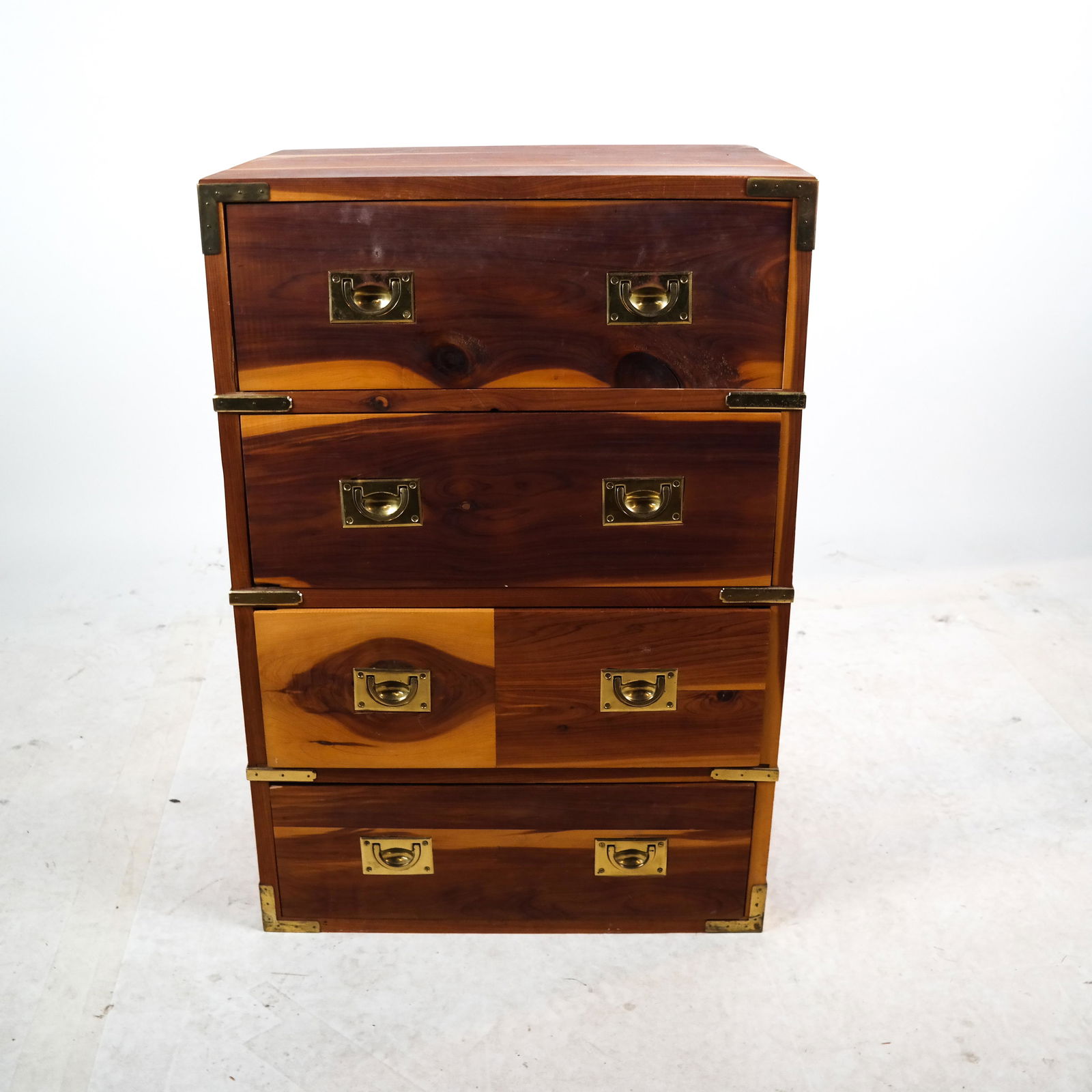 4-Drawer Cedar Chest w/ Brass Hardware (1 of 6)