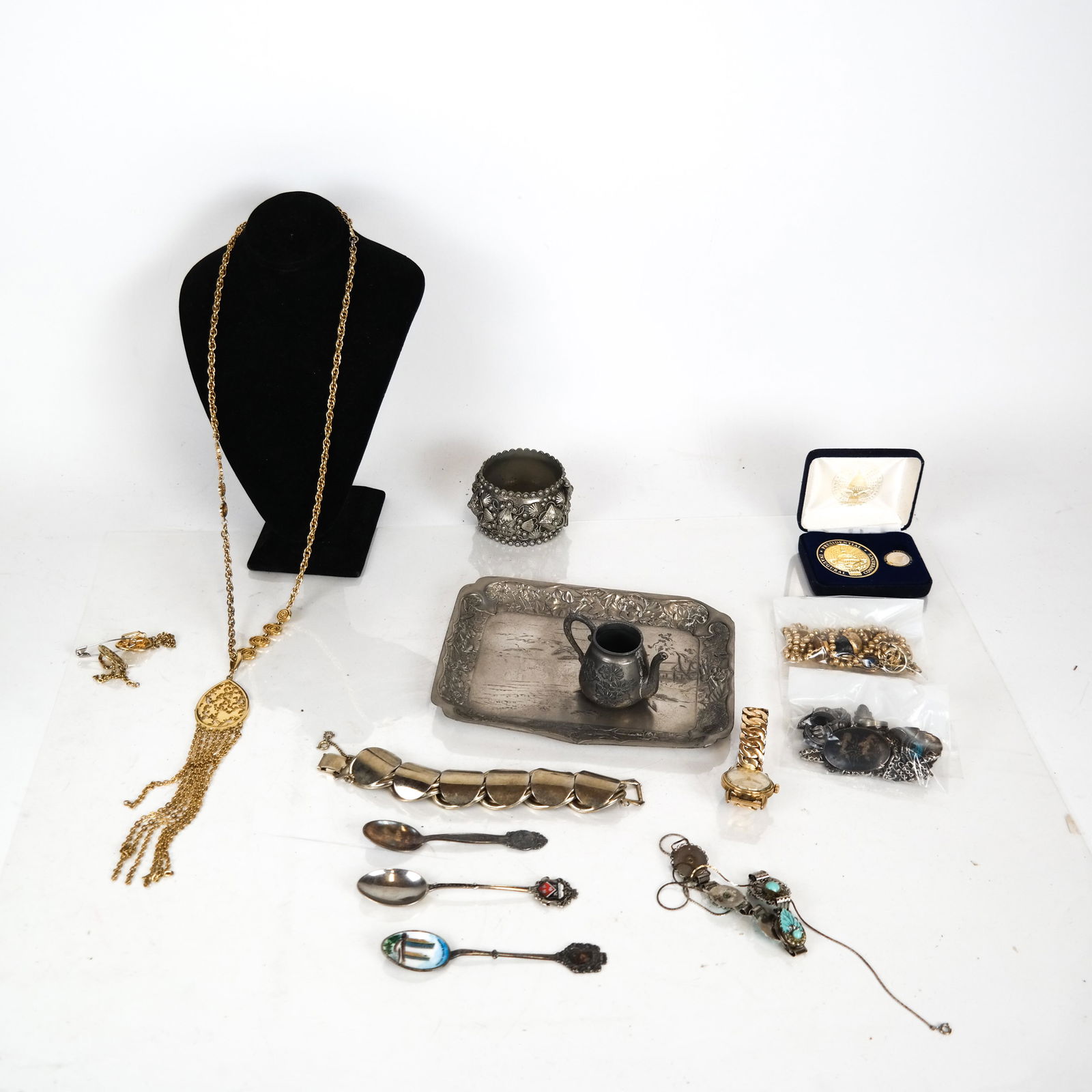 Assorted Asian Silver, Metal, Watches, Etc. (1 of 7)