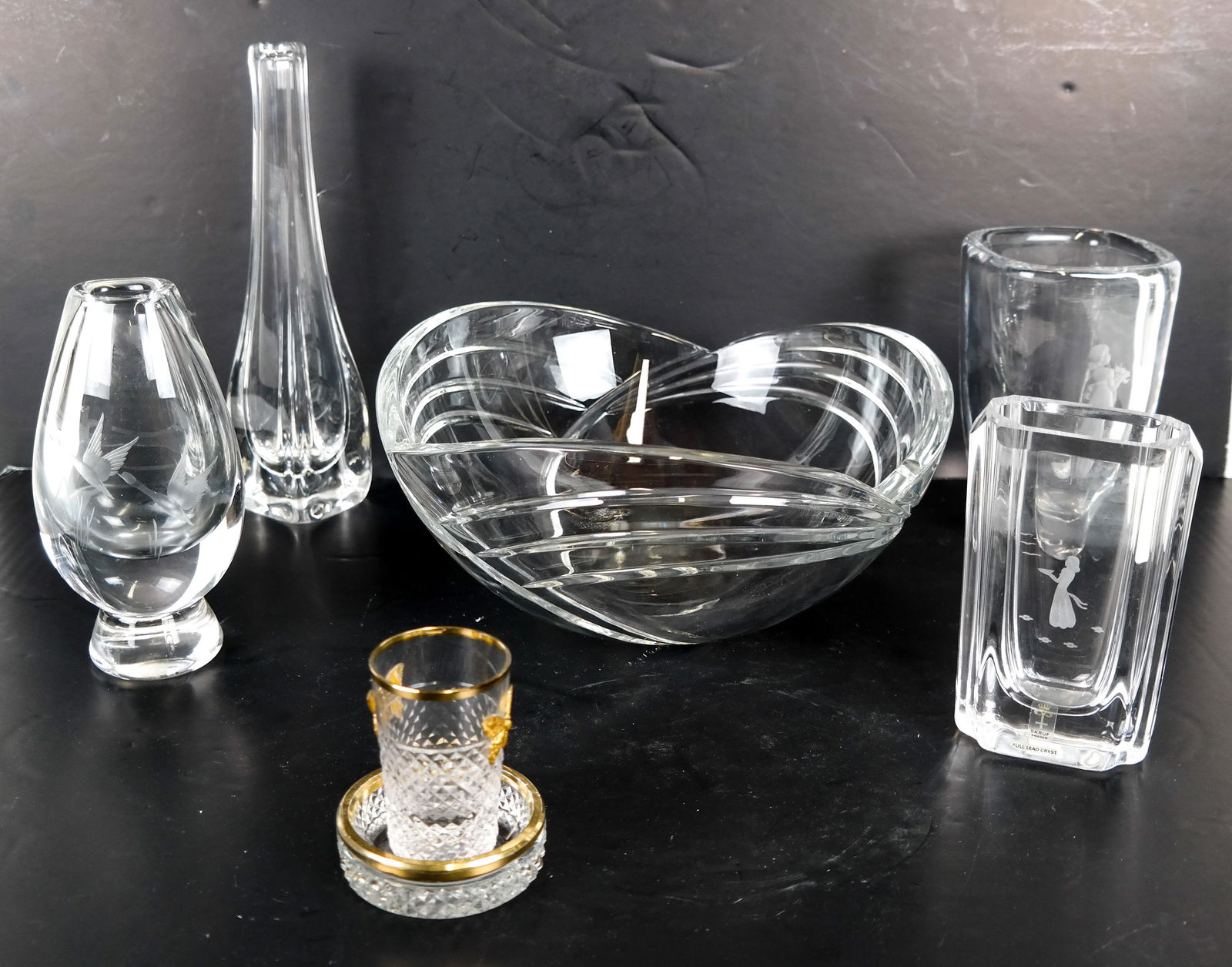 7-Piece Crystal and Glass Group (1 of 11)