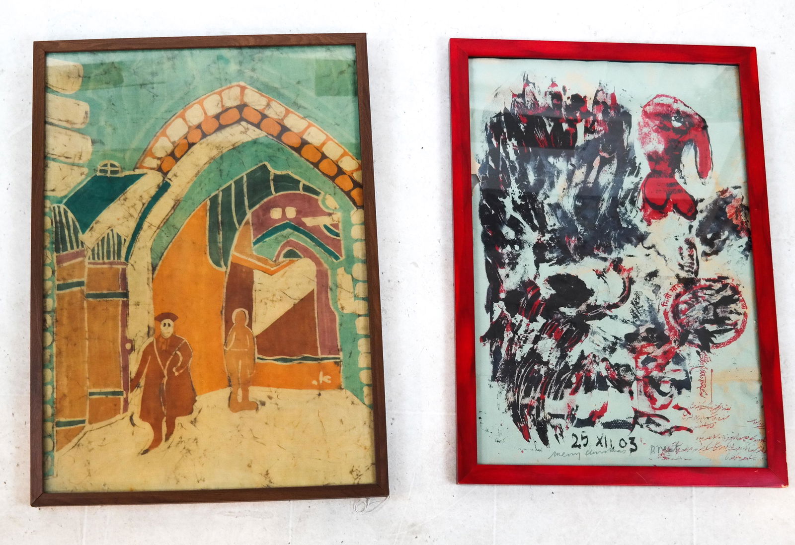 Two Works: Abstract and Figural (1 of 8)