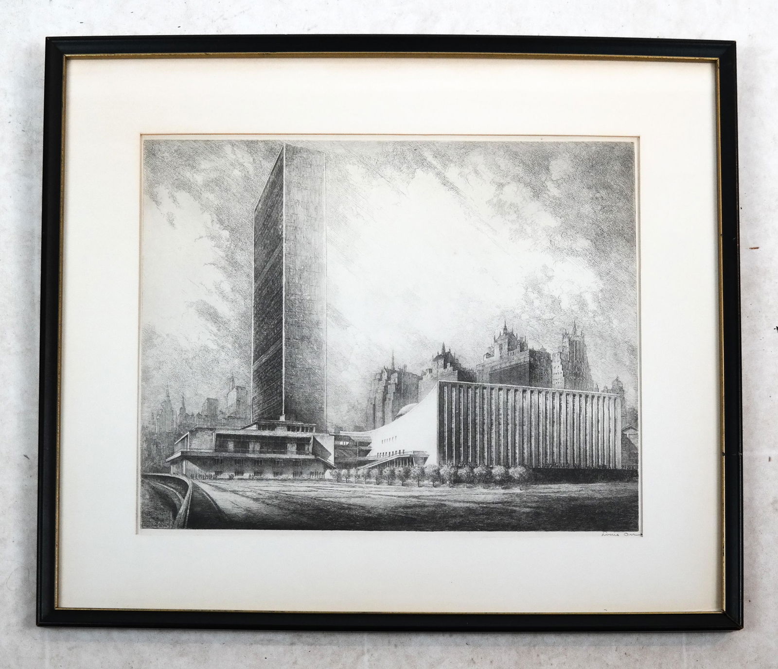 Louis ORR: United Nations - Lithograph, 1953 (1 of 4)