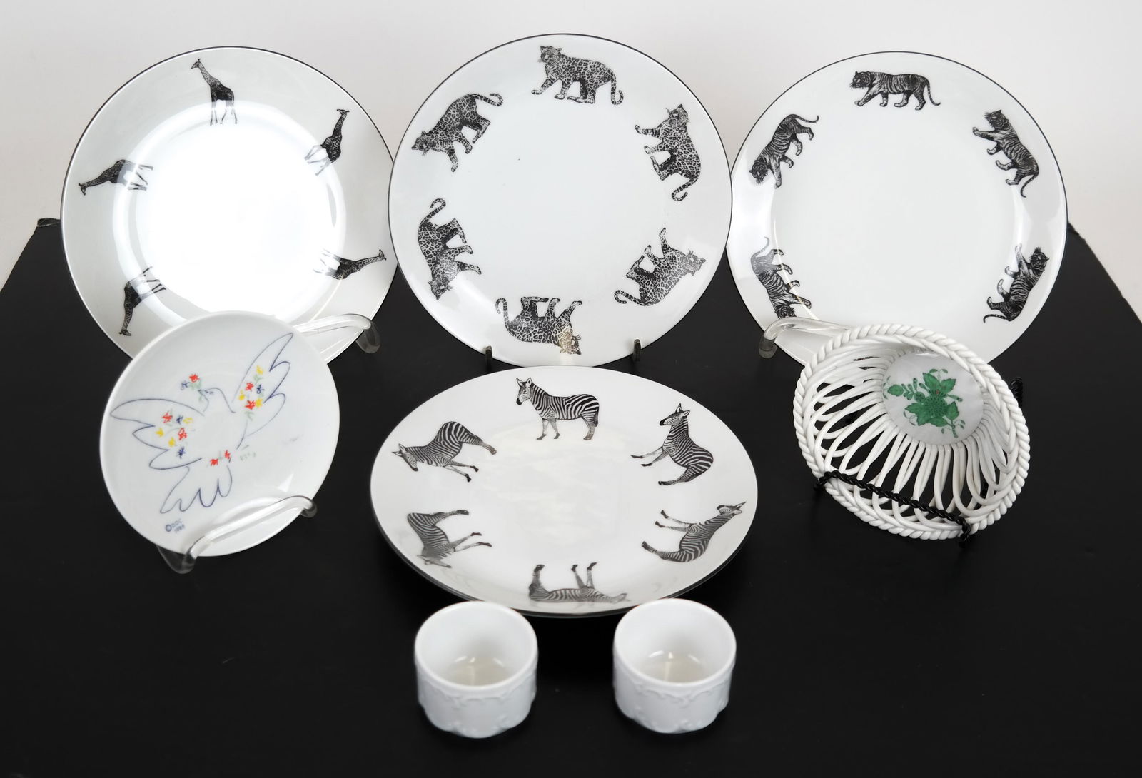 Lot of 8 Porcelain Items, Including Herend (1 of 13)