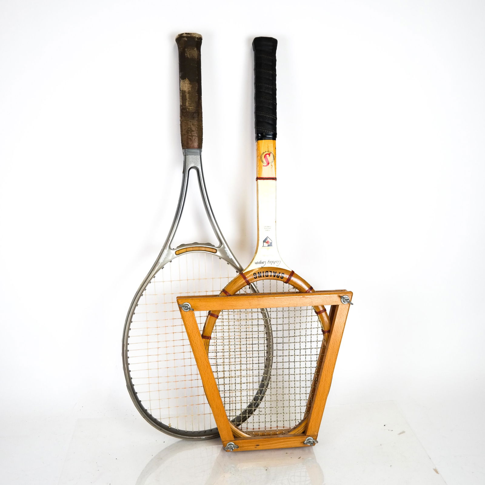2 Tennis Rackets: Spalding and Prince (1 of 16)