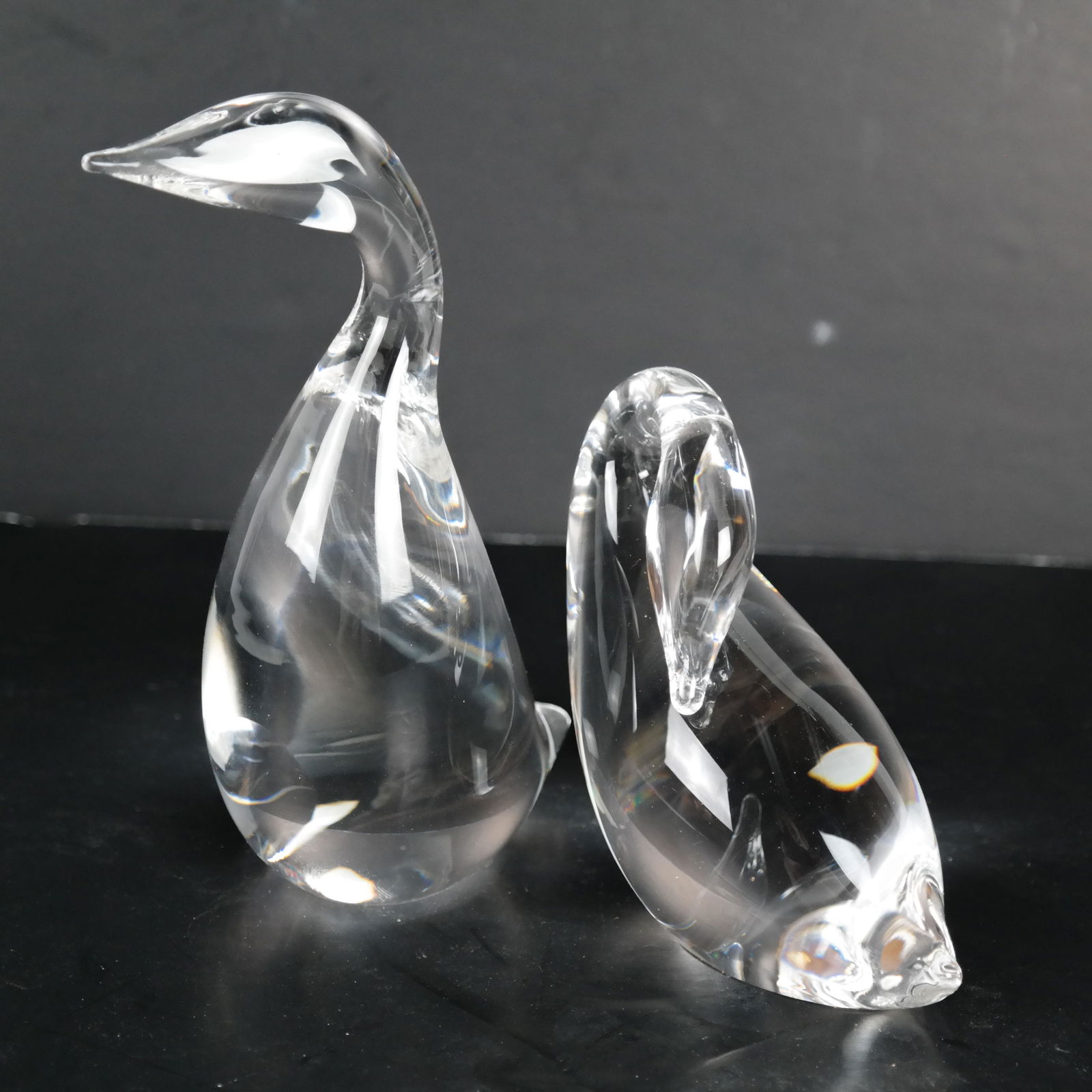 2 Steuben Crystal Swans (1 of 6)