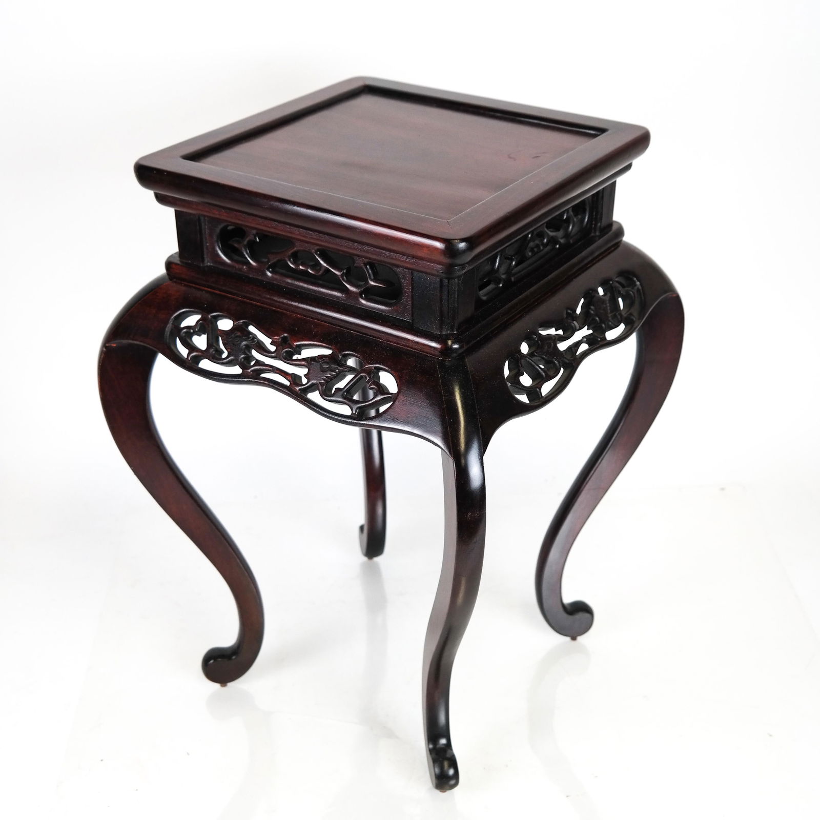 Chinese Mahogany Tabouret / Stand (1 of 7)
