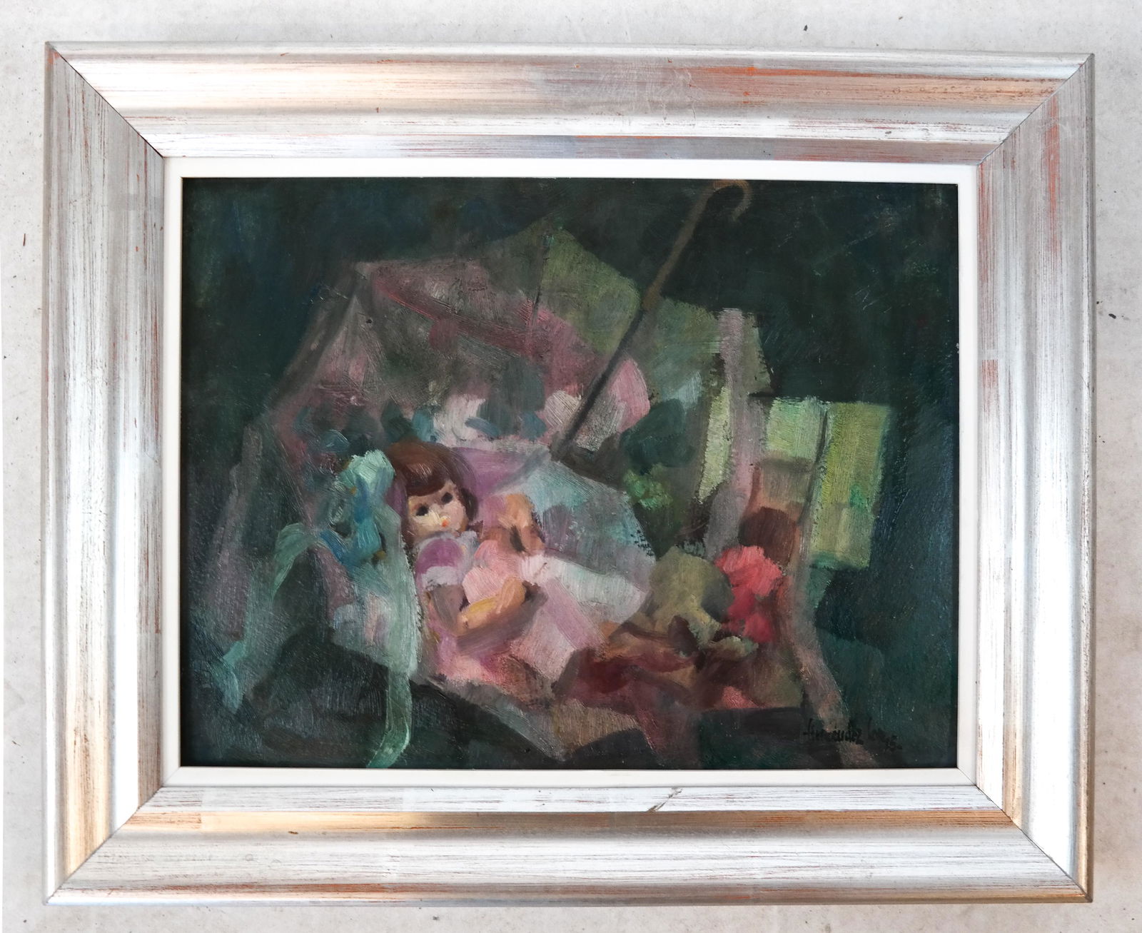 H. LOPES: Baby Girl - Oil on Panel (1 of 5)