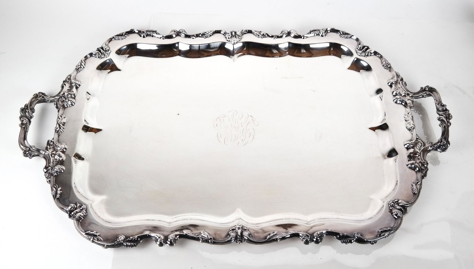 German Silver Plate Butler's Tray (1 of 8)