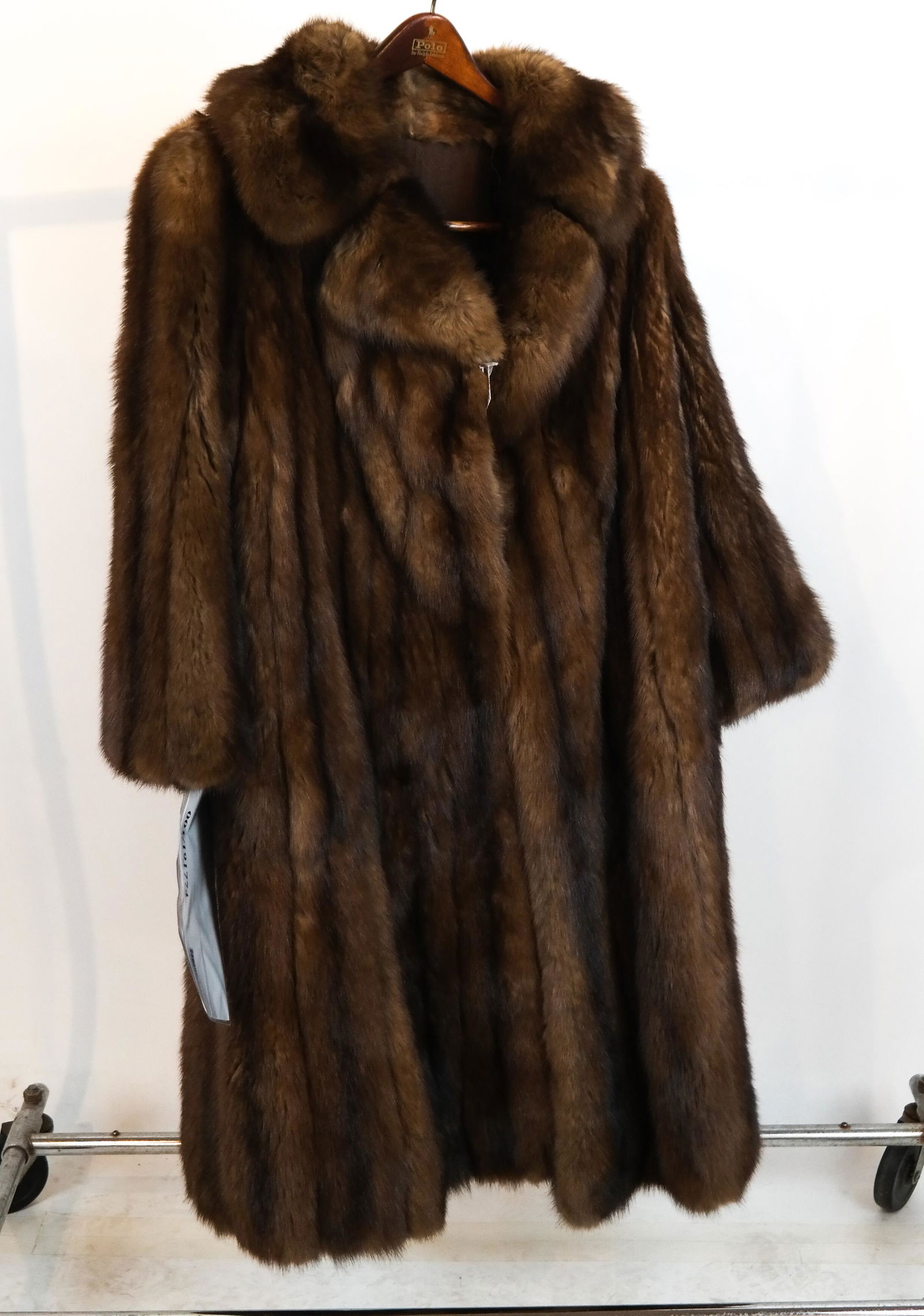 Brown Sable Coat with Notched Collar (1 of 8)