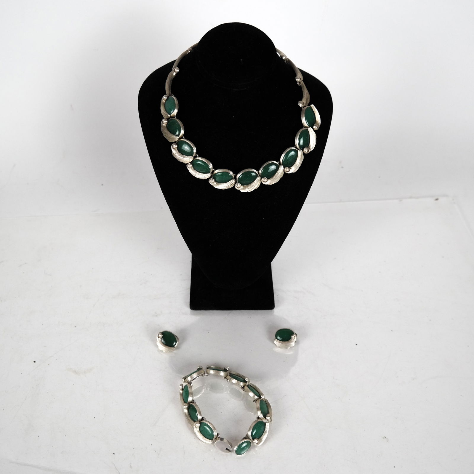 Sterling Silver and Green Stone 3-Pc. Set (1 of 7)