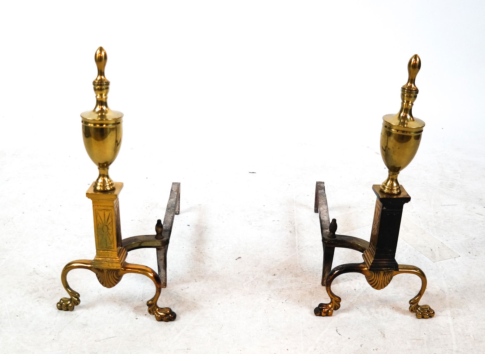 Pair Antique Georgian Andirons (1 of 5)