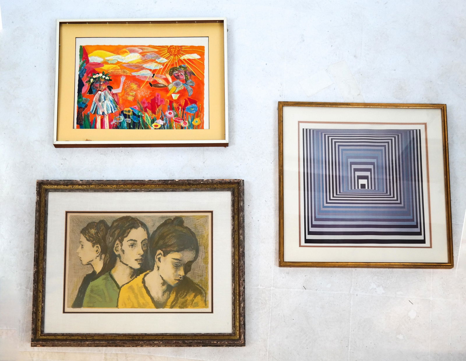 Three Prints, Including Moses SOYER (1 of 5)