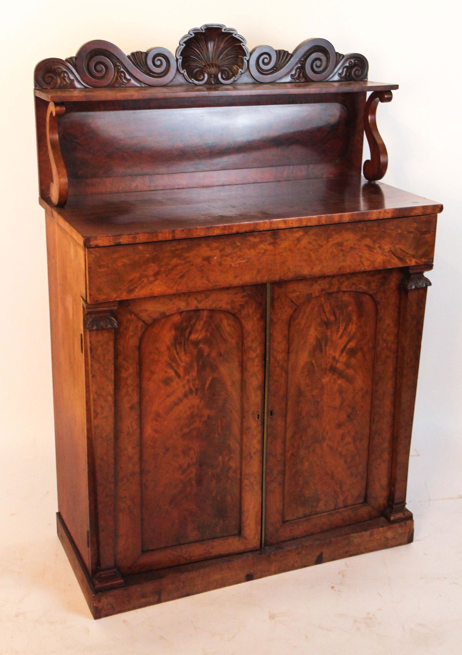 Regency-Style Mahogany Cabinet (1 of 9)