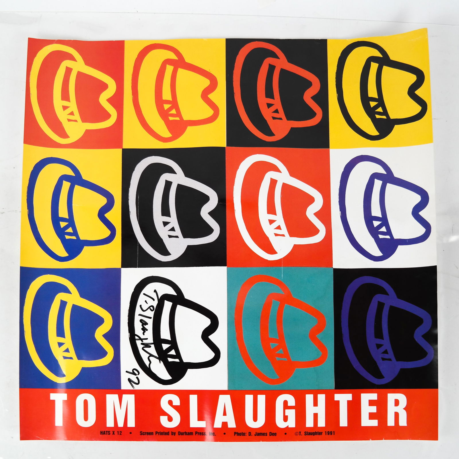 Tom SLAUGHTER: "Hats x 12" - Signed Print (1 of 4)