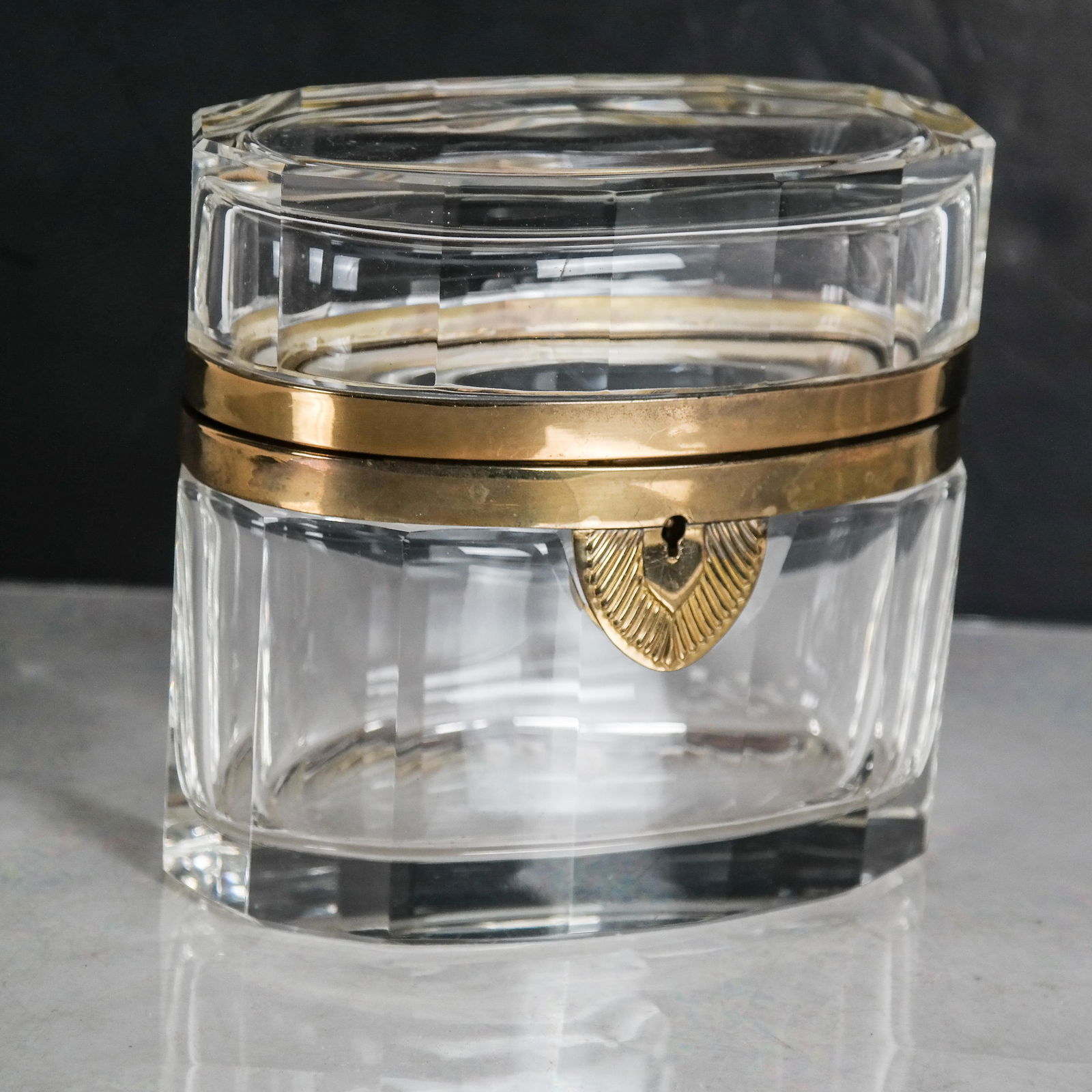 Baccarat Manner Oval Crystal Box (1 of 6)